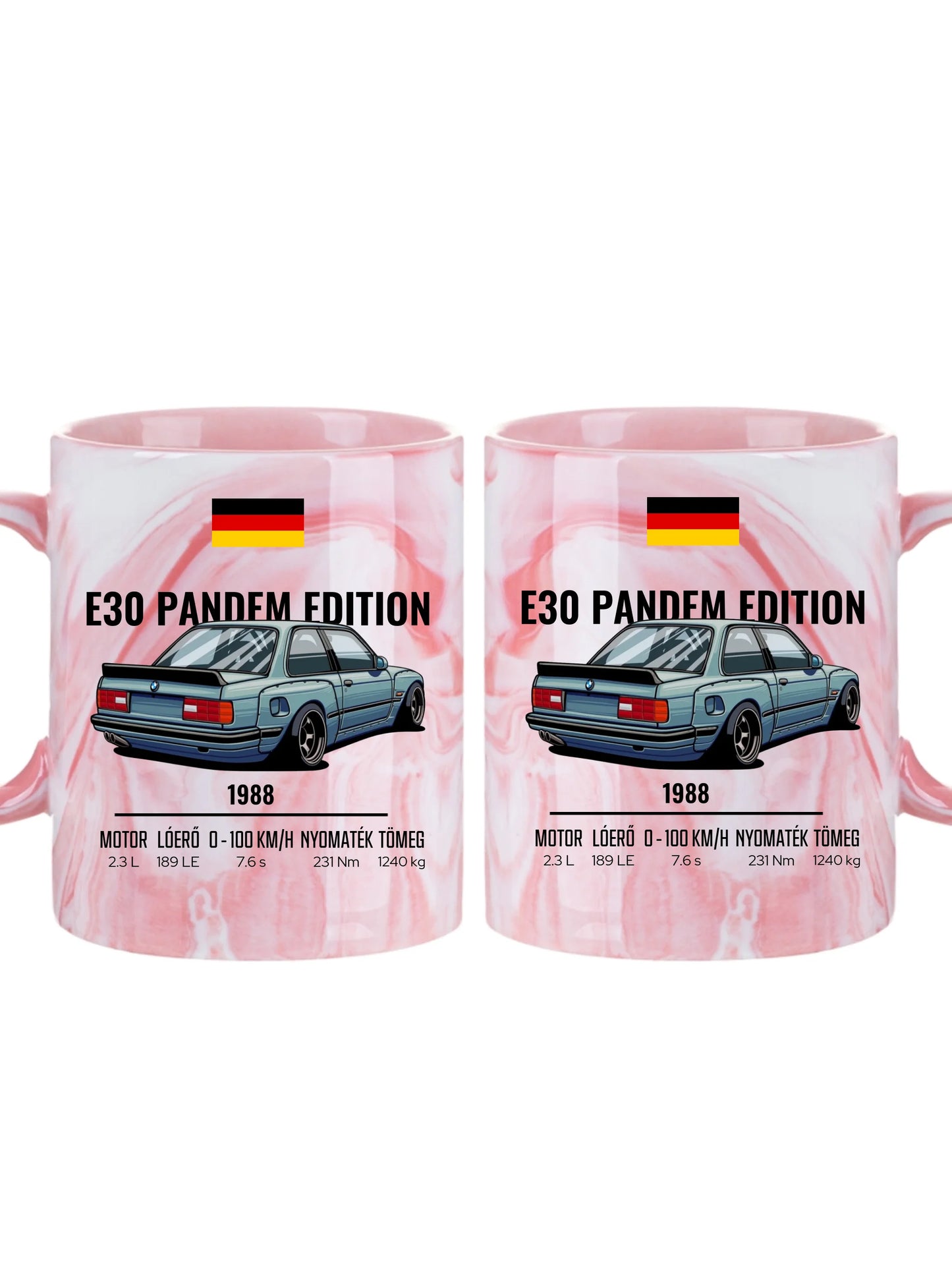 Autó illusztráció - E30 Pandem Edition 65. - Egyedi személyre szabható bögre