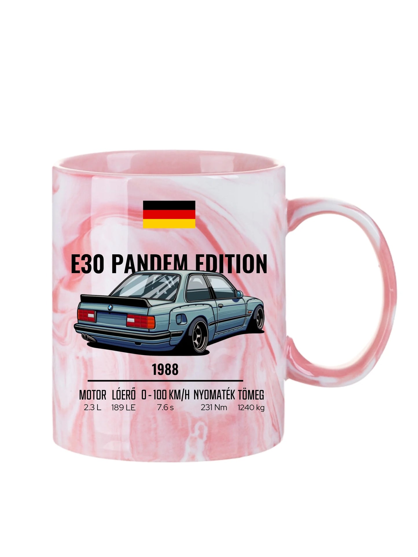 Autó illusztráció - E30 Pandem Edition 65. - Egyedi személyre szabható bögre