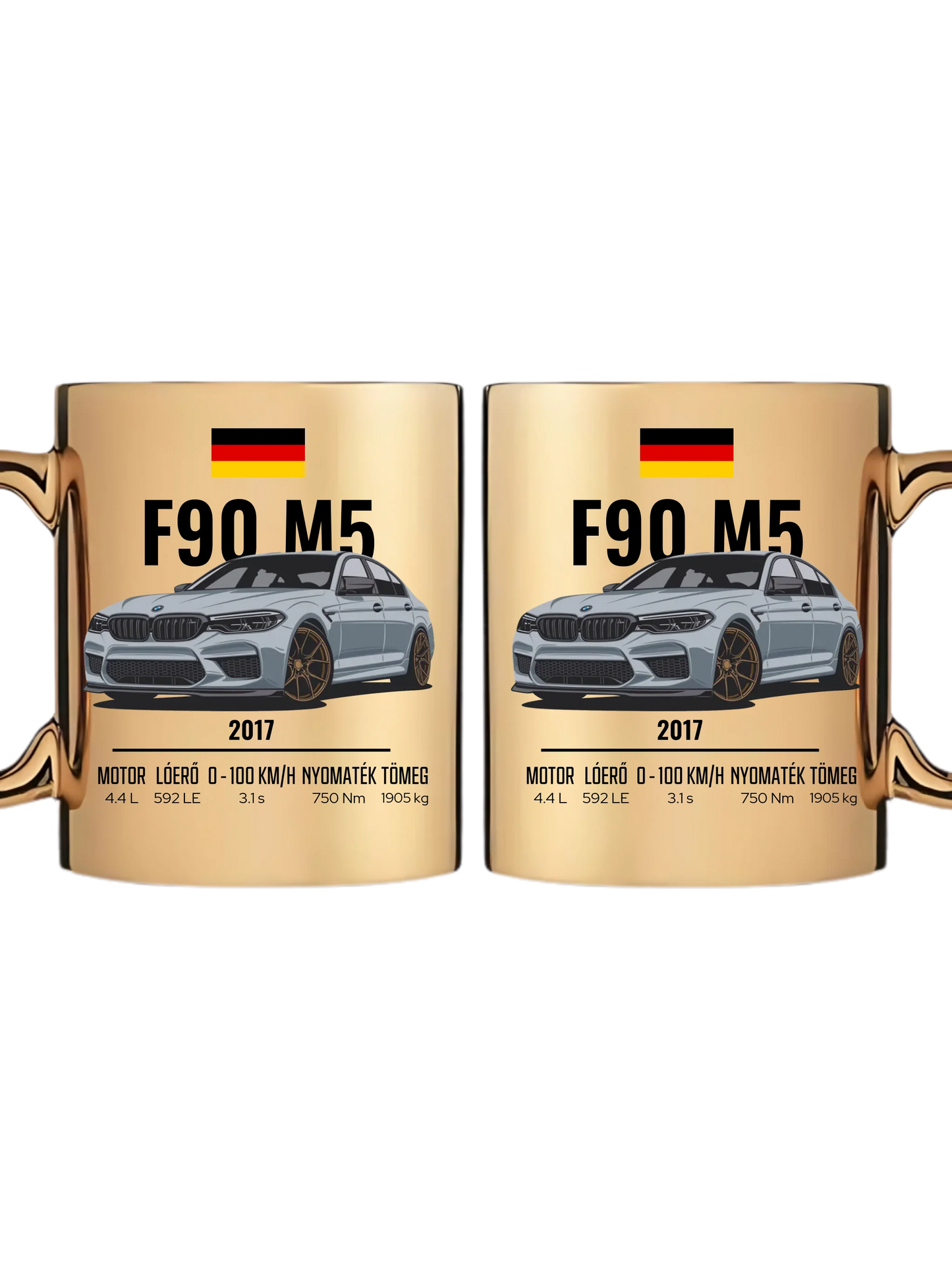 Autó illusztráció - F90 M5 78. - Egyedi személyre szabható bögre