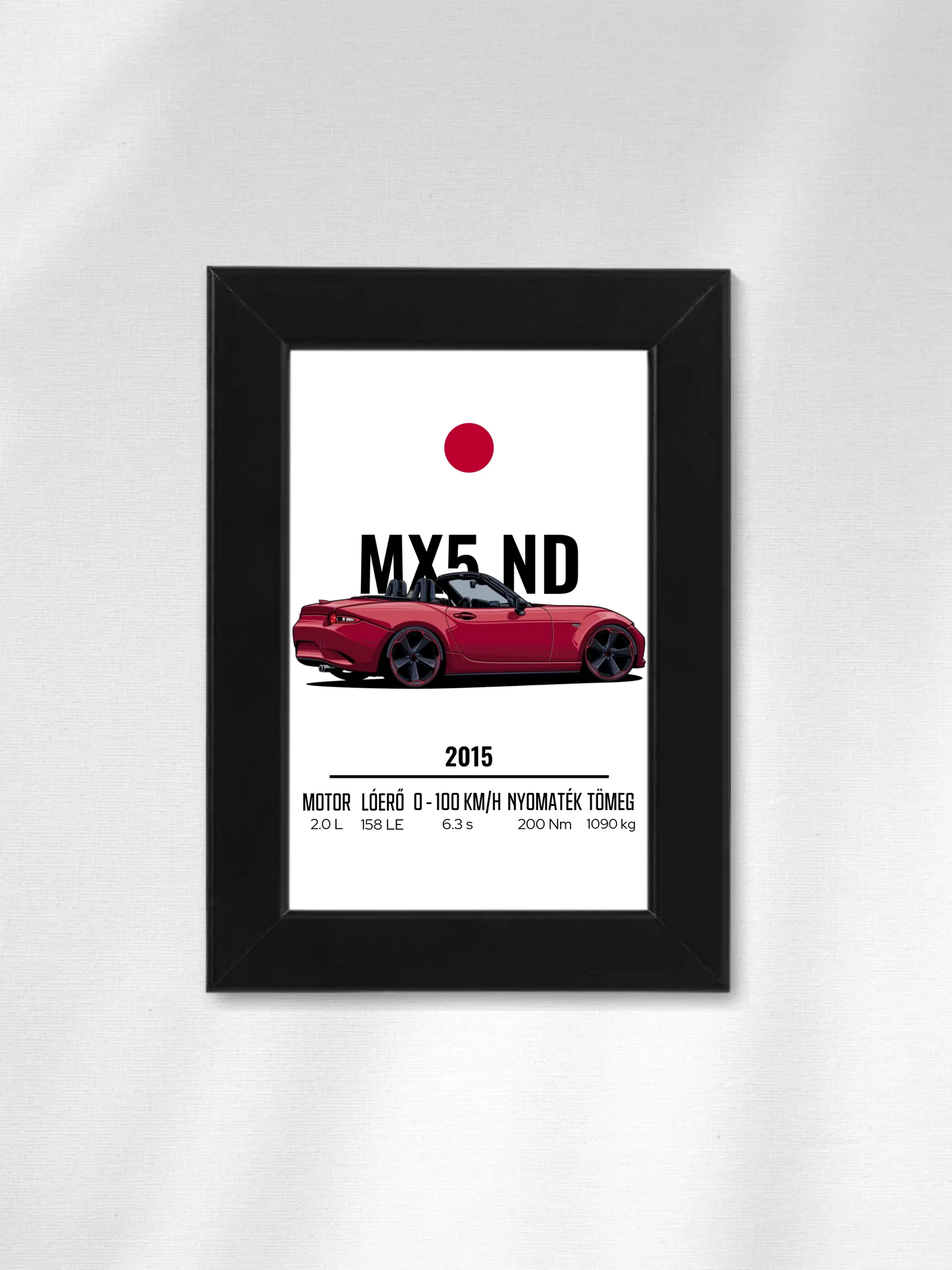 Autó illusztráció - MX5 ND 57. - Falikép