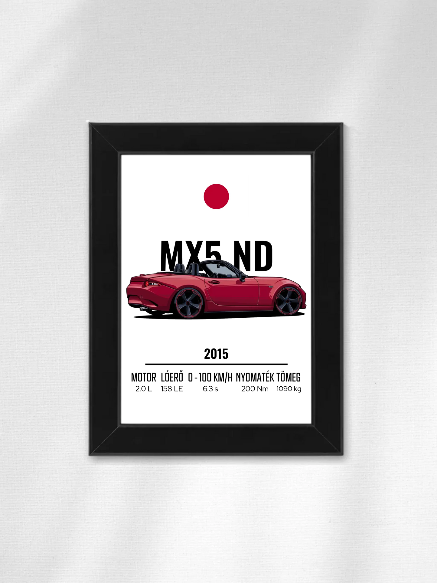 Autó illusztráció - MX5 ND 57. - Falikép