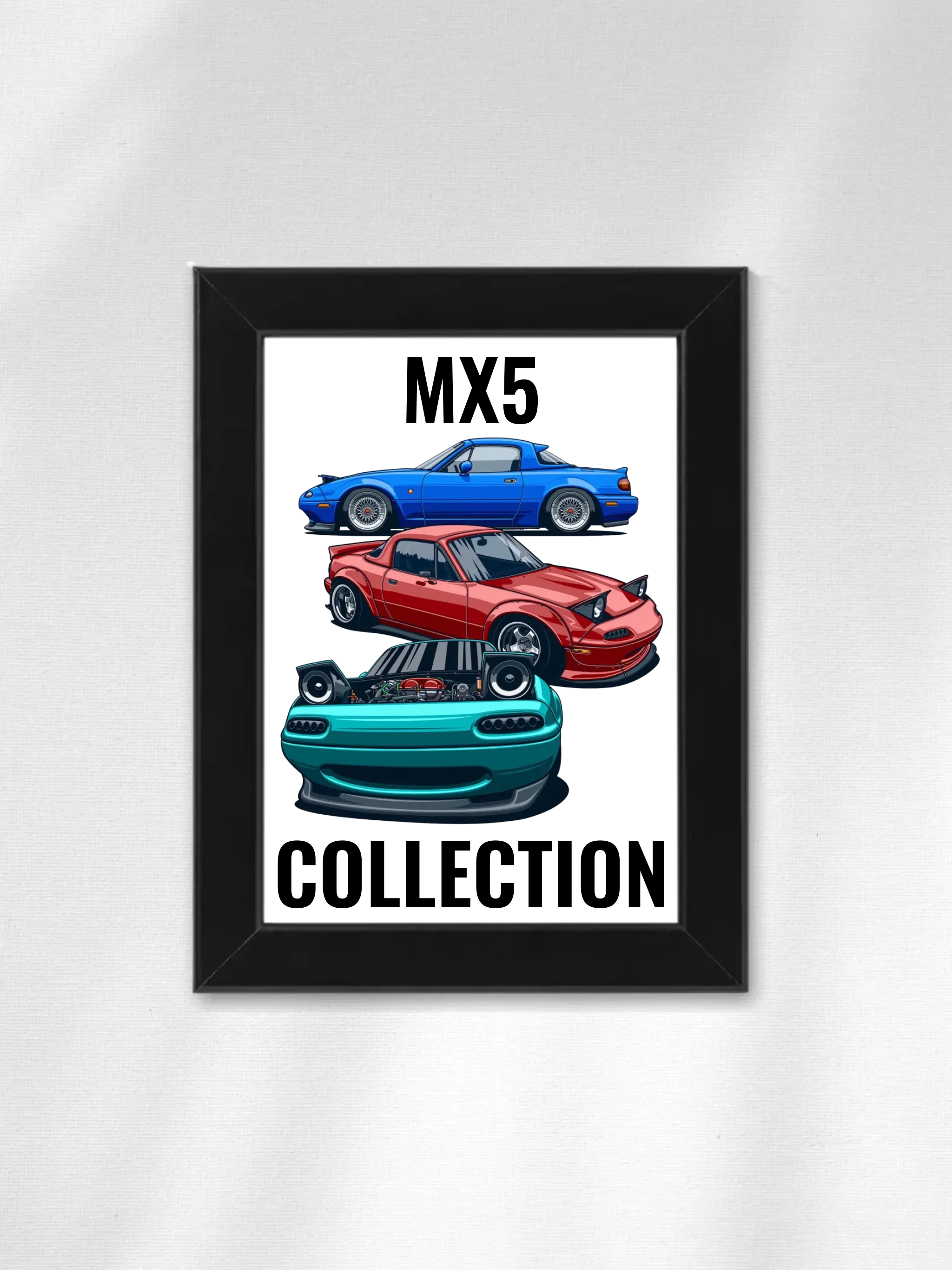 Autó illusztráció - MX5 Collection 70. - Falikép