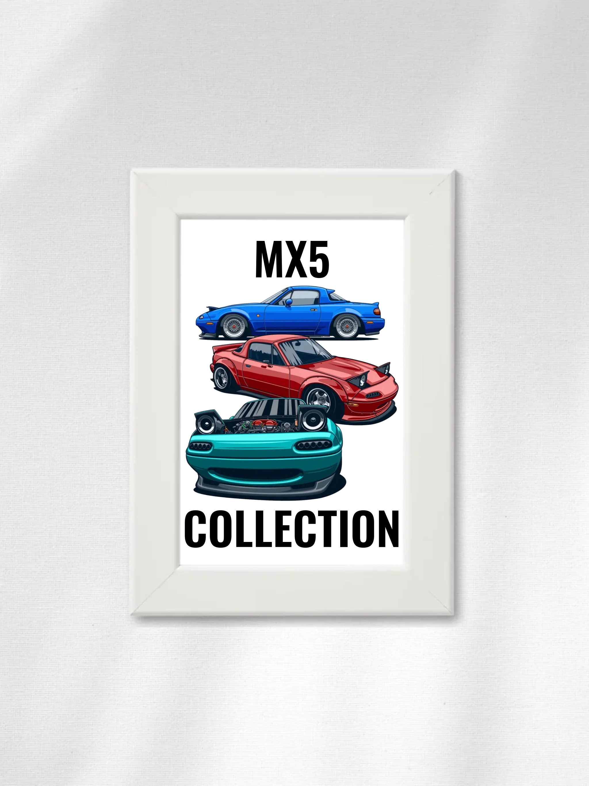 Autó illusztráció - MX5 Collection 70. - Falikép