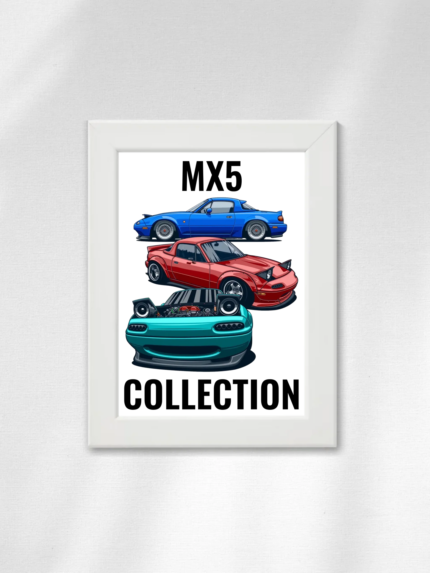 Autó illusztráció - MX5 Collection 70. - Falikép