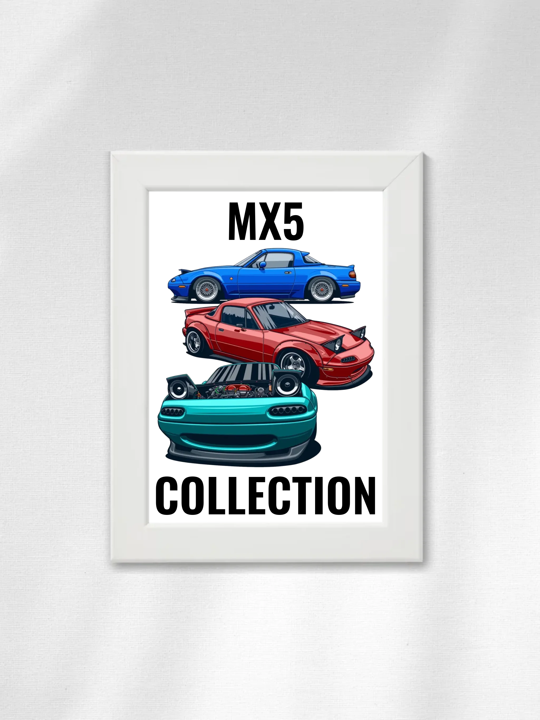 Autó illusztráció - MX5 Collection 70. - Falikép