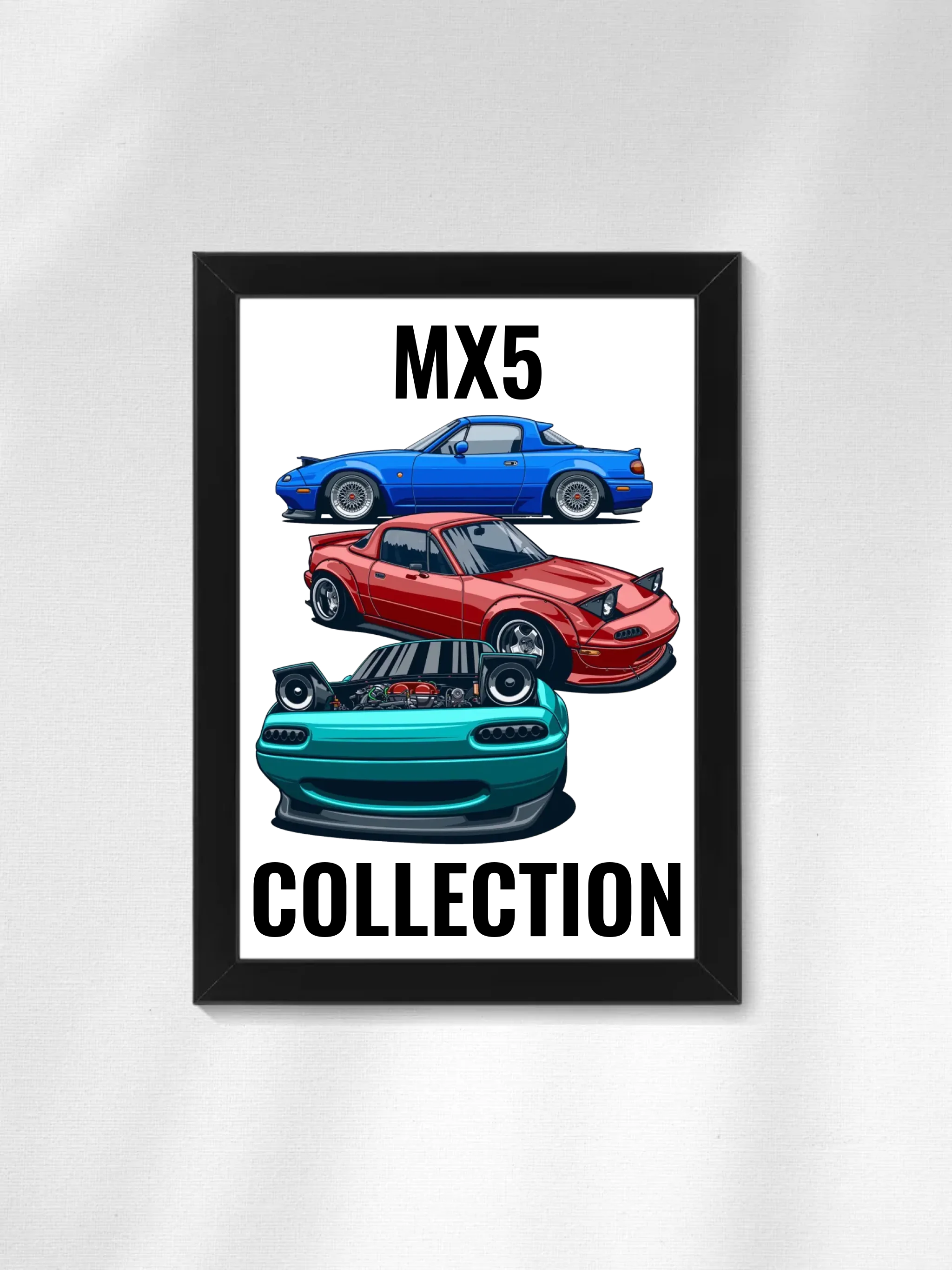 Autó illusztráció - MX5 Collection 70. - Falikép