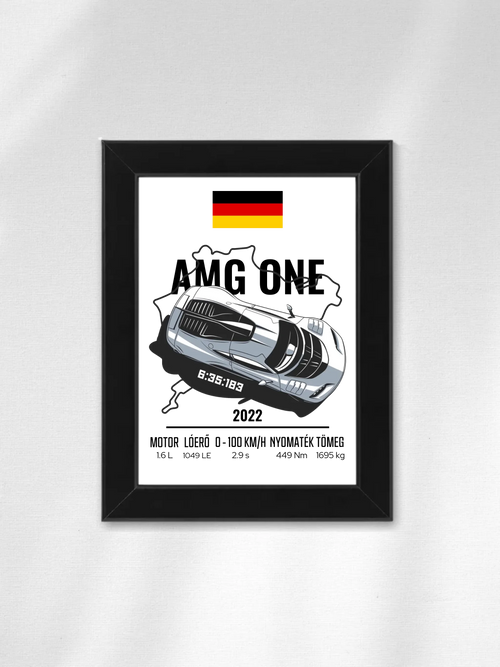 Autó illusztráció - AMG ONE 48. - Falikép
