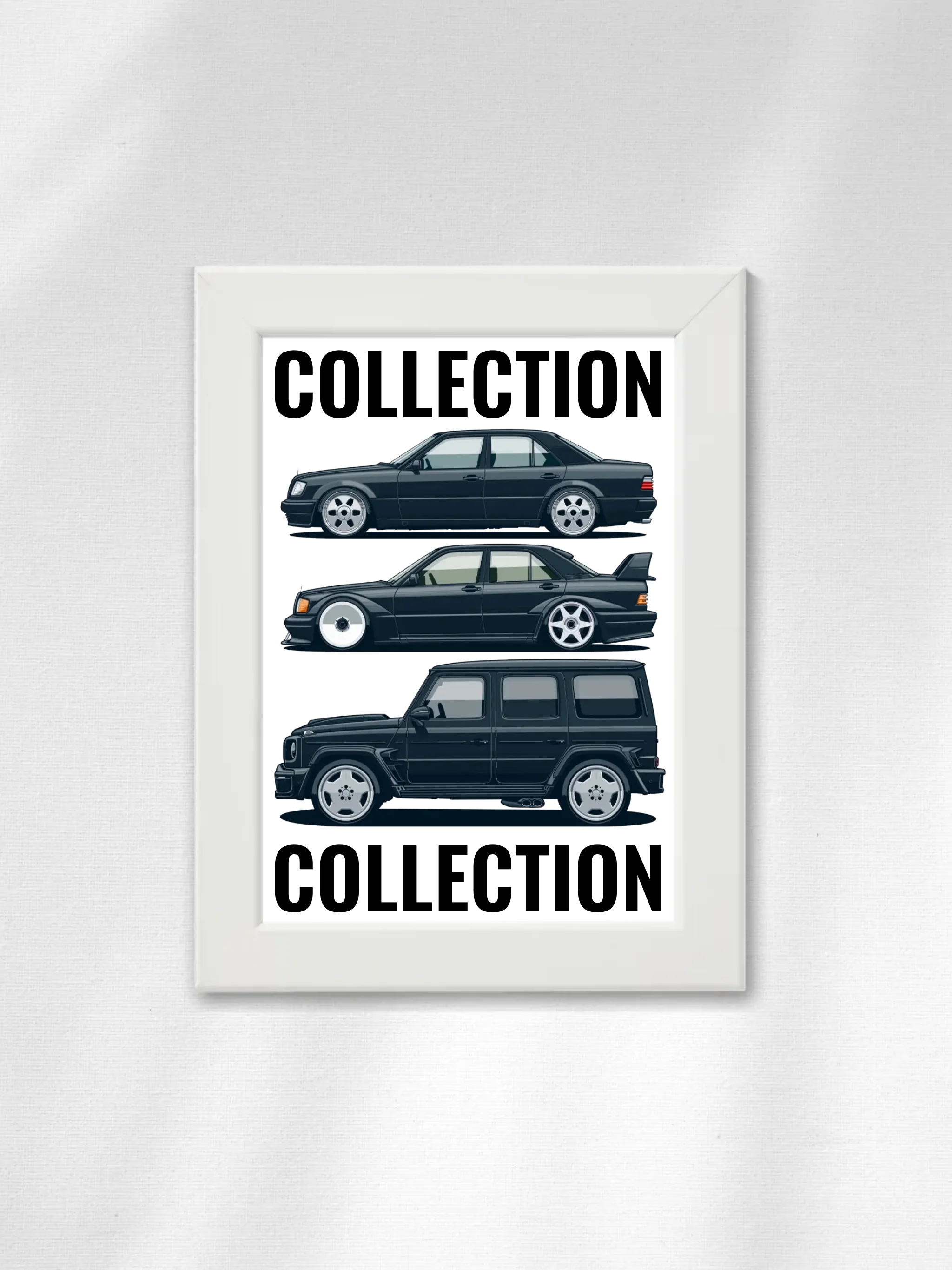 Autó illusztráció - Collection 51. - Falikép