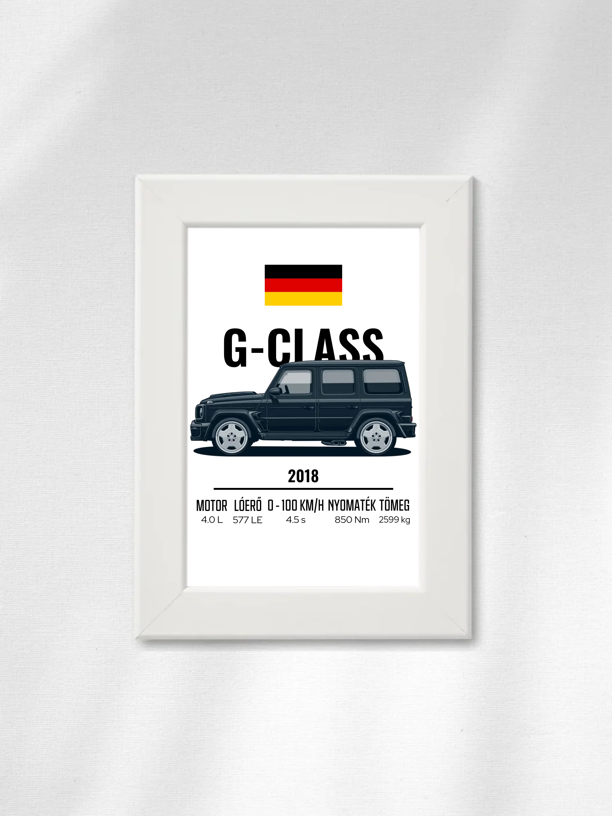 Autó illusztráció - G-Class 52. - Falikép