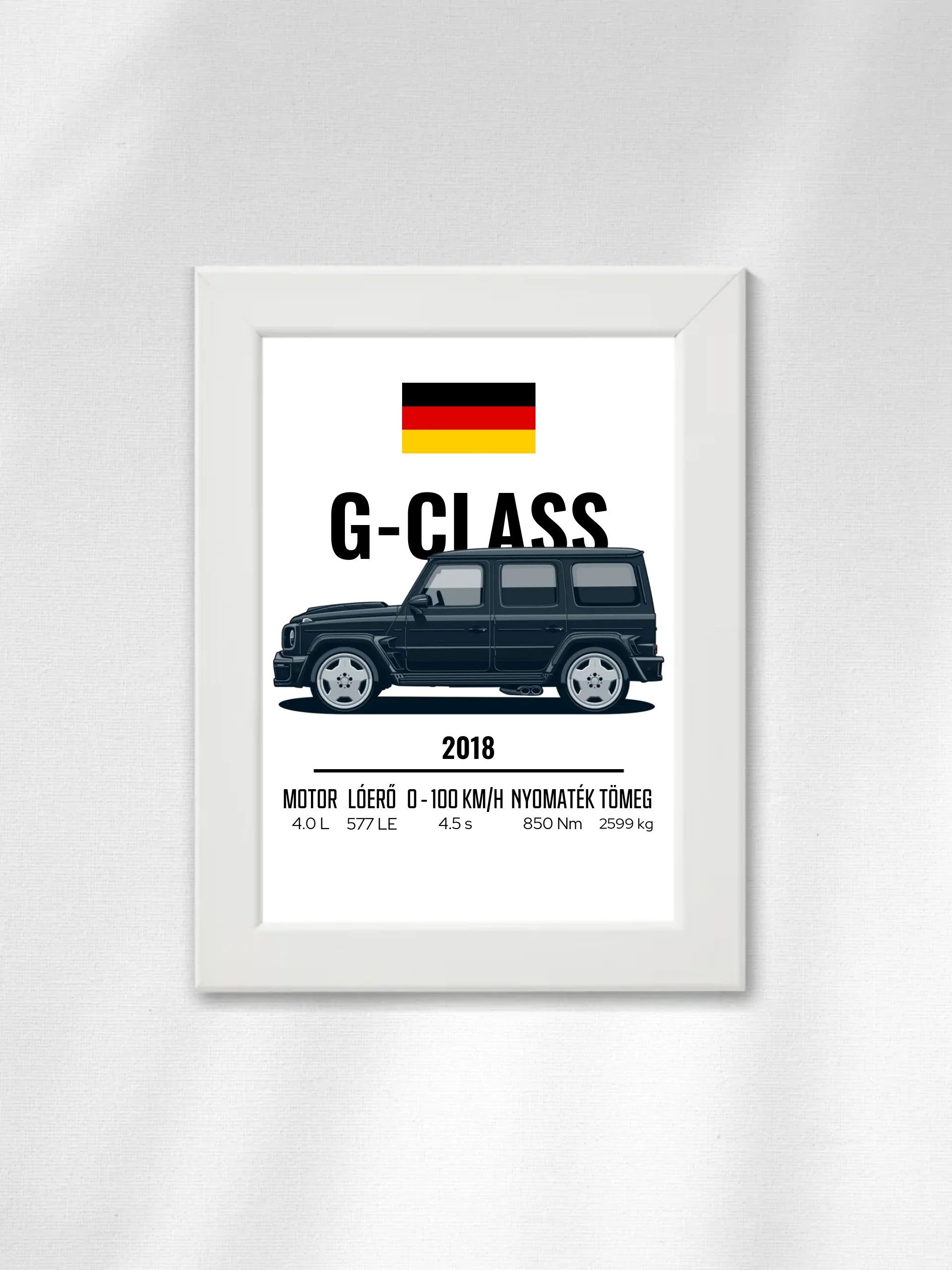 Autó illusztráció - G-Class 52. - Falikép