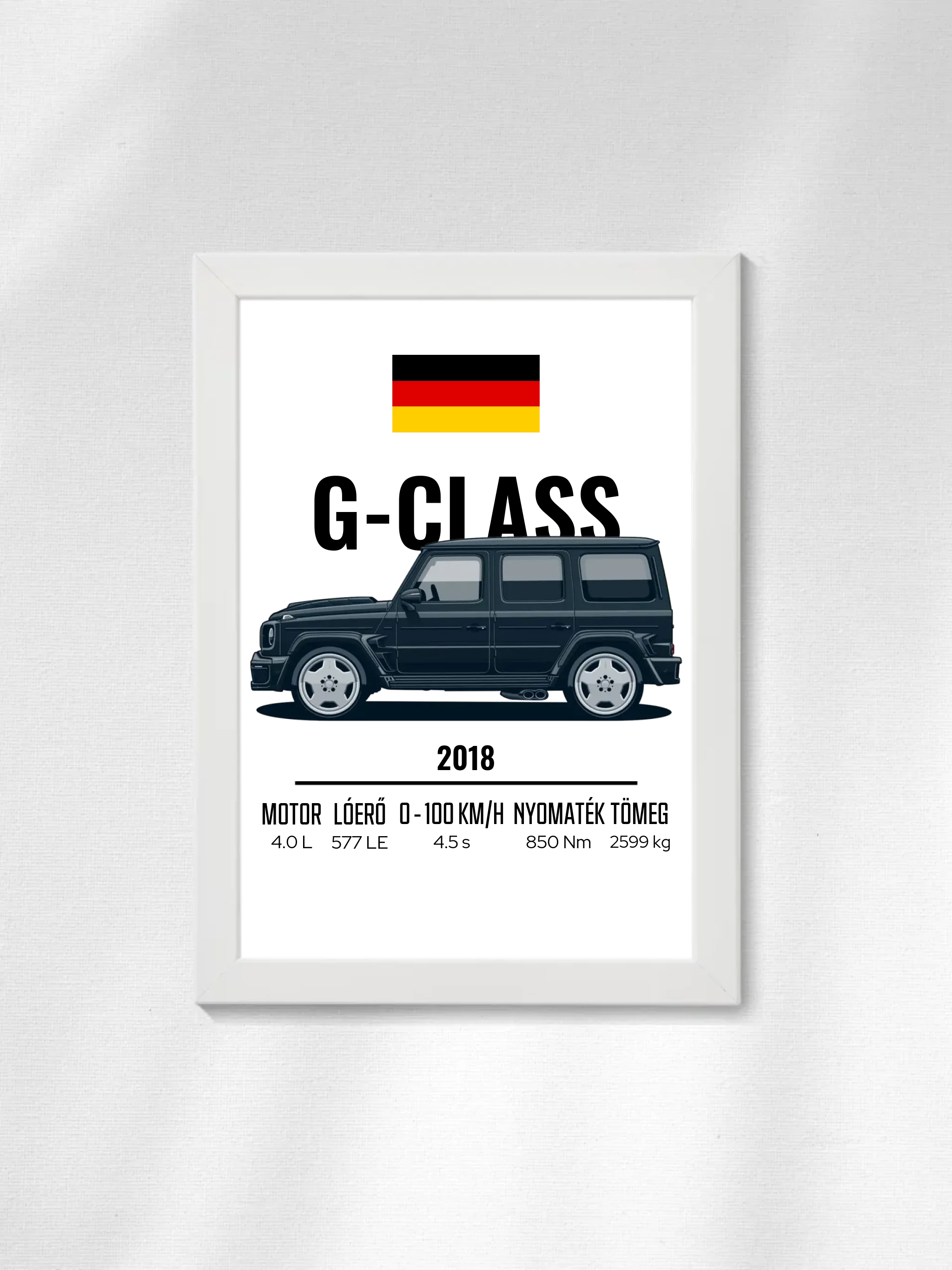 Autó illusztráció - G-Class 52. - Falikép