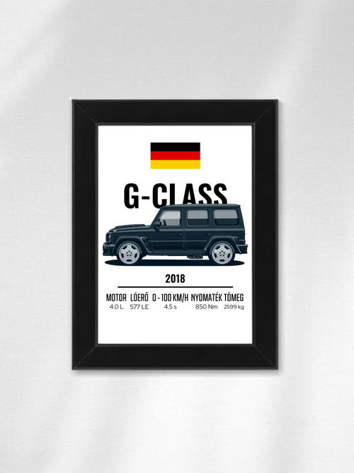 Autó illusztráció - G-Class 52. - Falikép