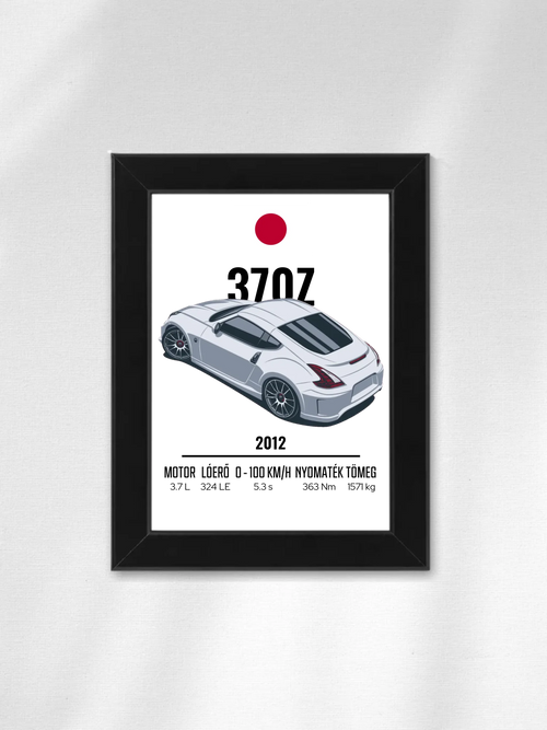 Autó illusztráció - 370Z 20. - Falikép