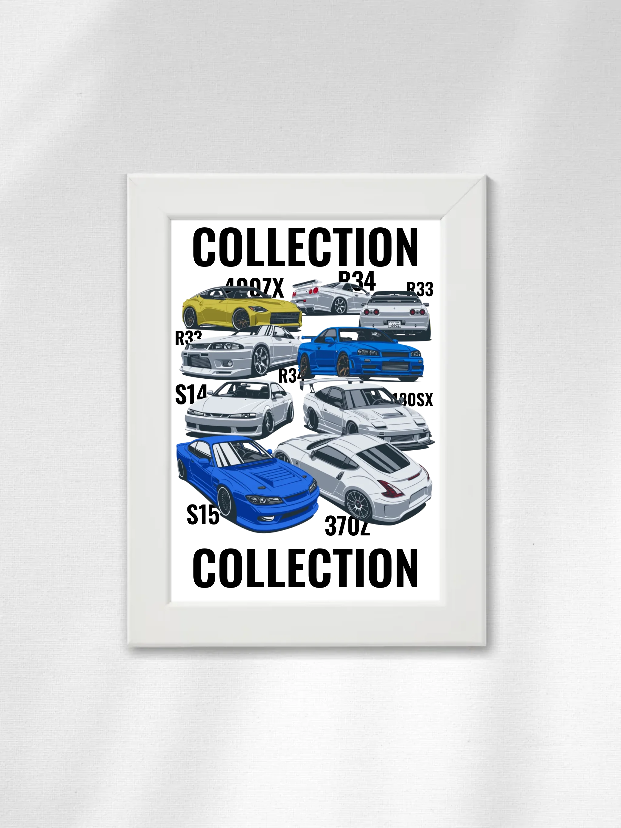 Autó illusztráció - Collection 46. - Falikép