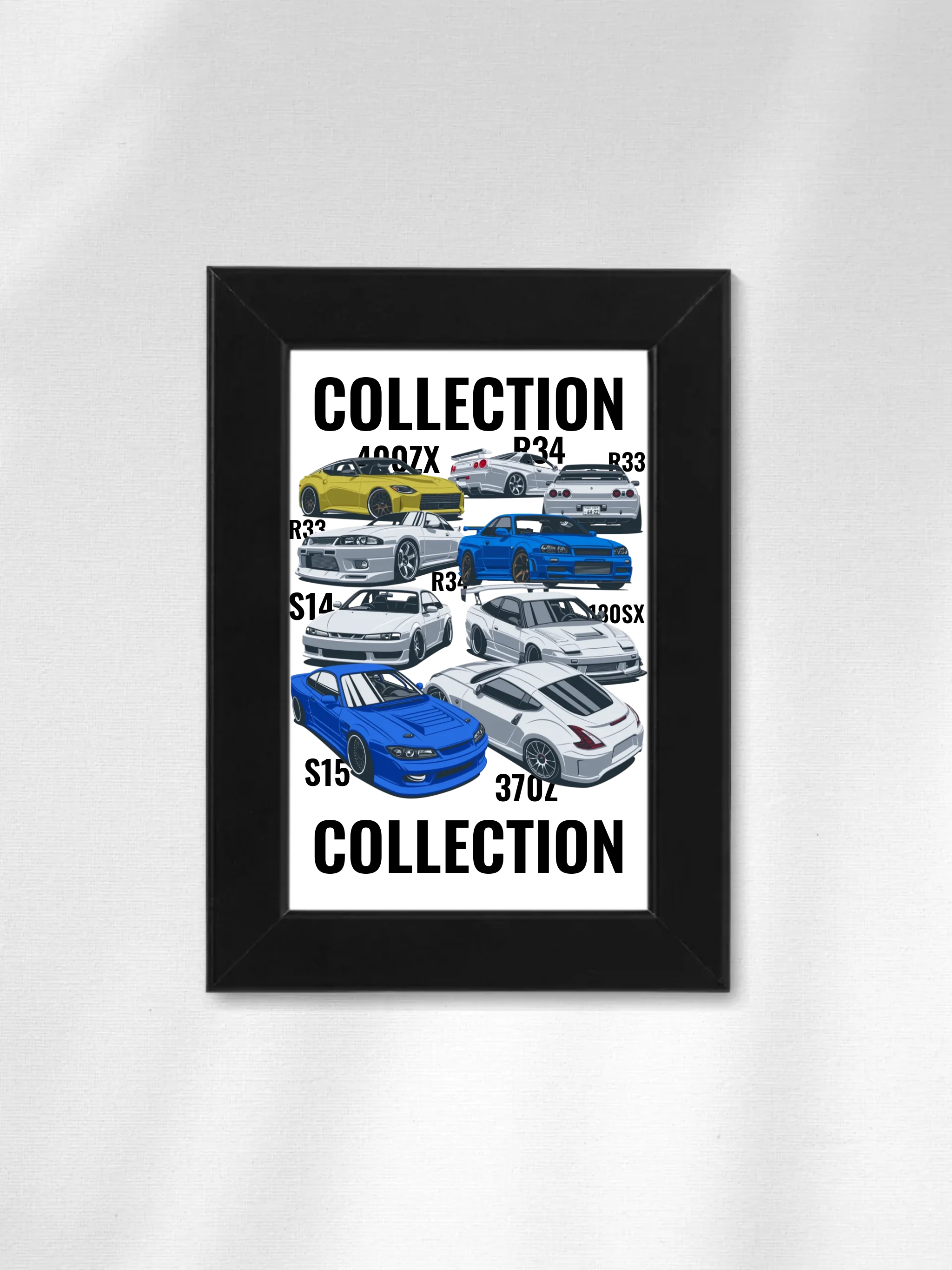 Autó illusztráció - Collection 46. - Falikép