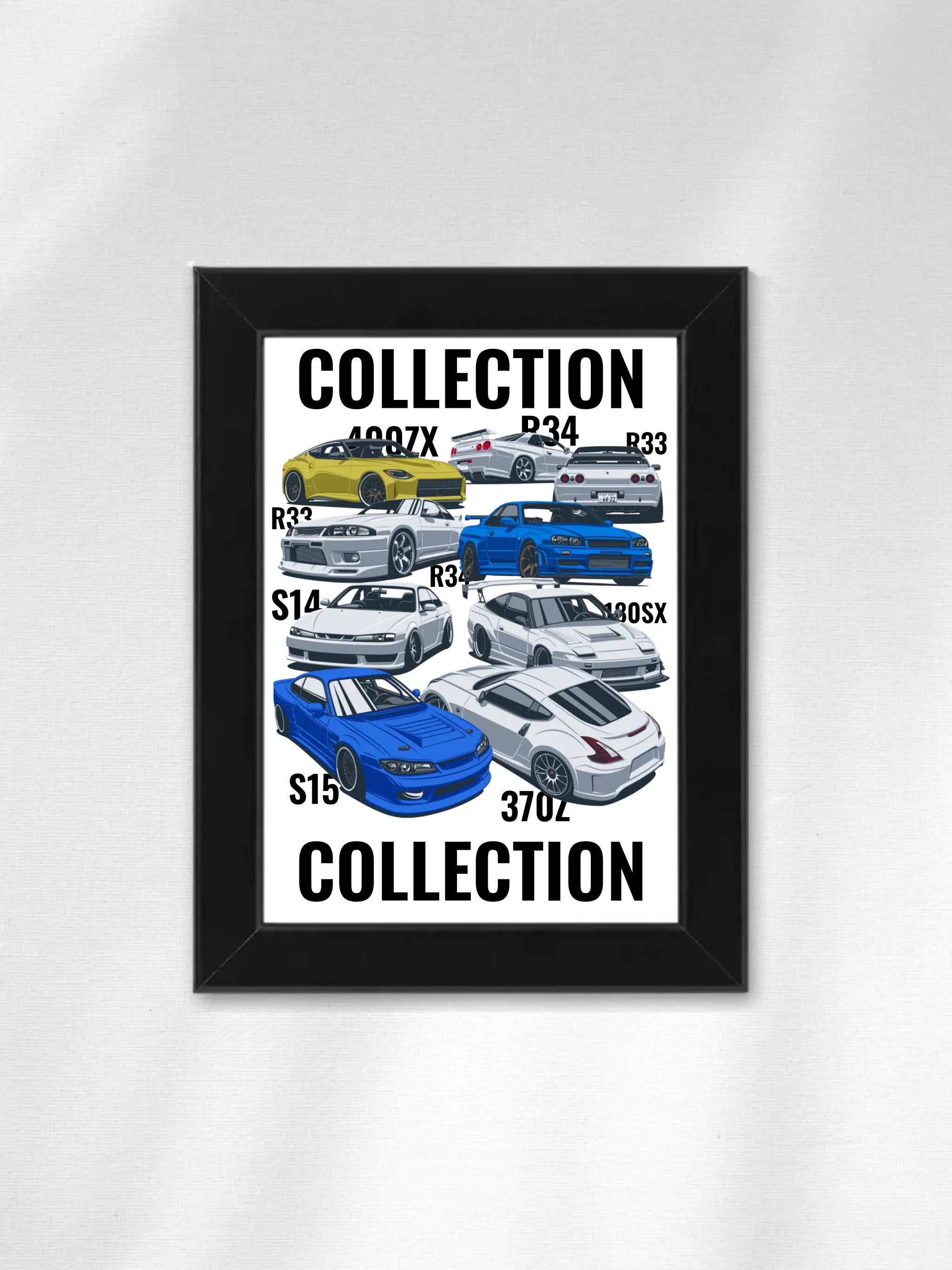 Autó illusztráció - Collection 46. - Falikép