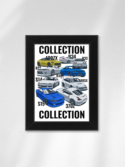 Autó illusztráció - Collection 46. - Falikép