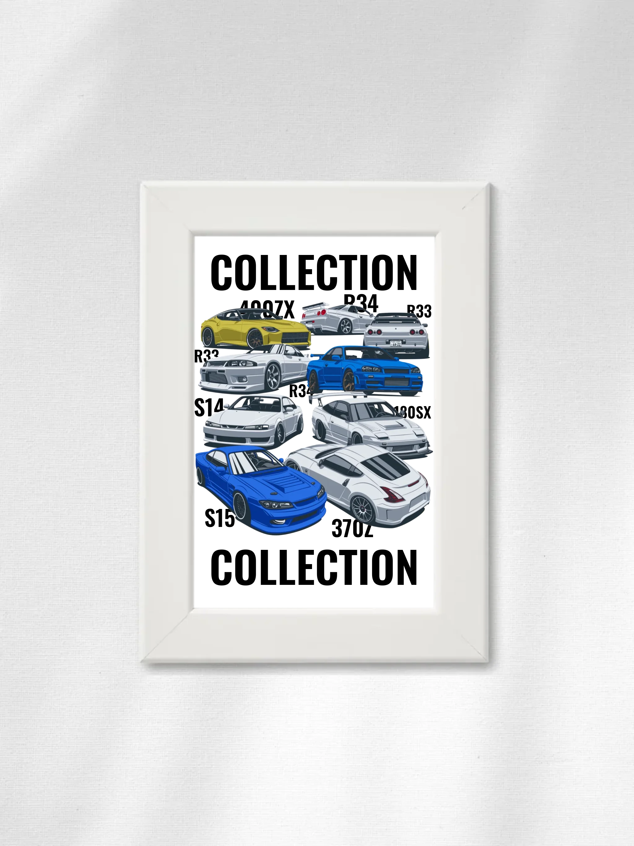 Autó illusztráció - Collection 46. - Falikép