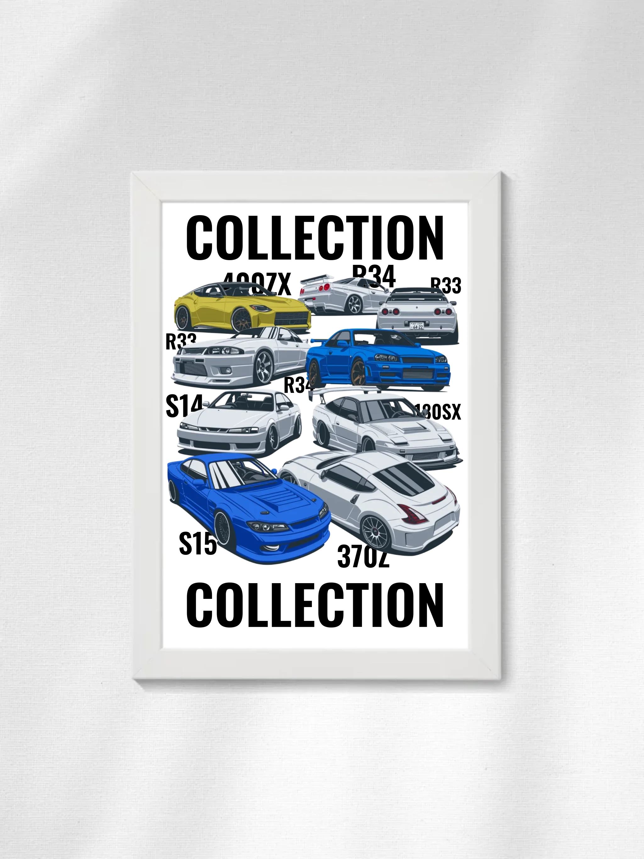 Autó illusztráció - Collection 46. - Falikép