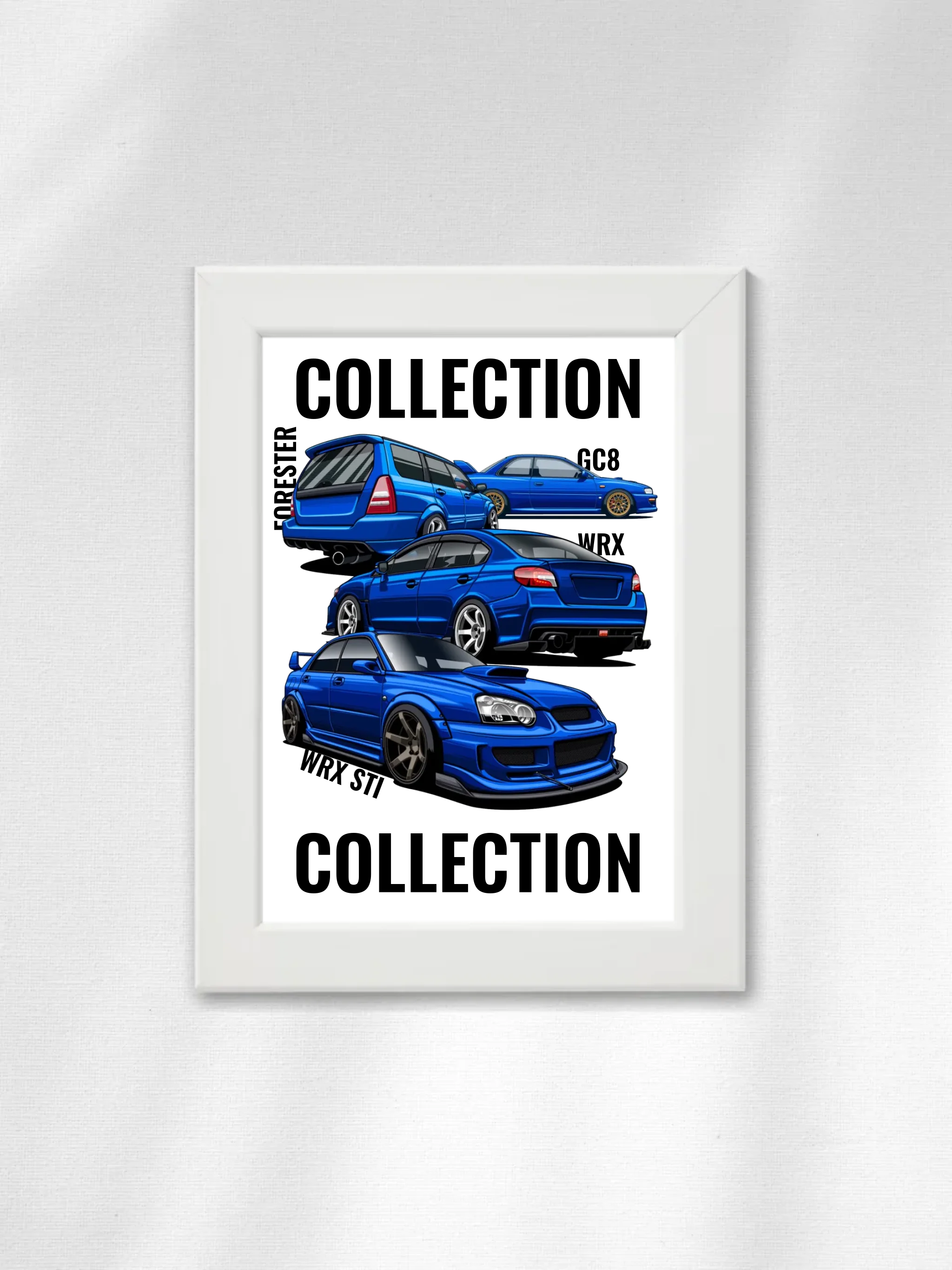 Autó illusztráció - Collection 20. - Falikép