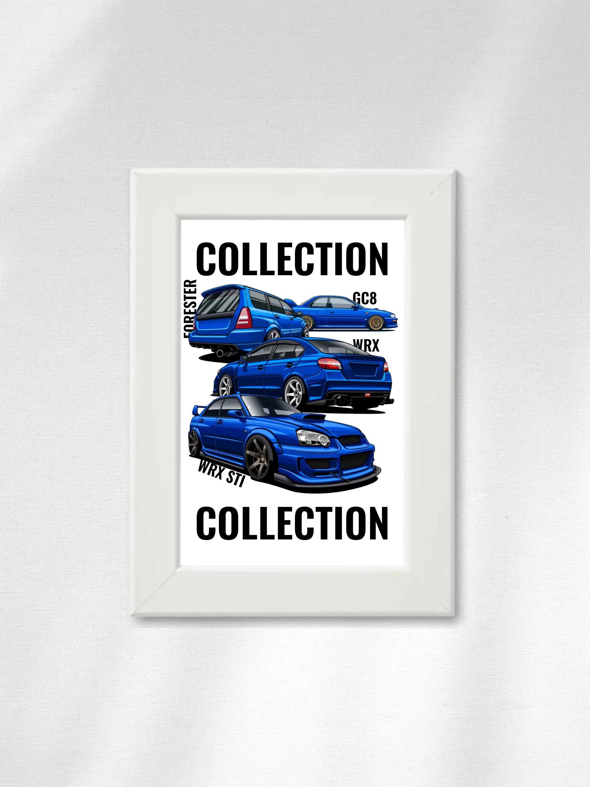 Autó illusztráció - Collection 20. - Falikép