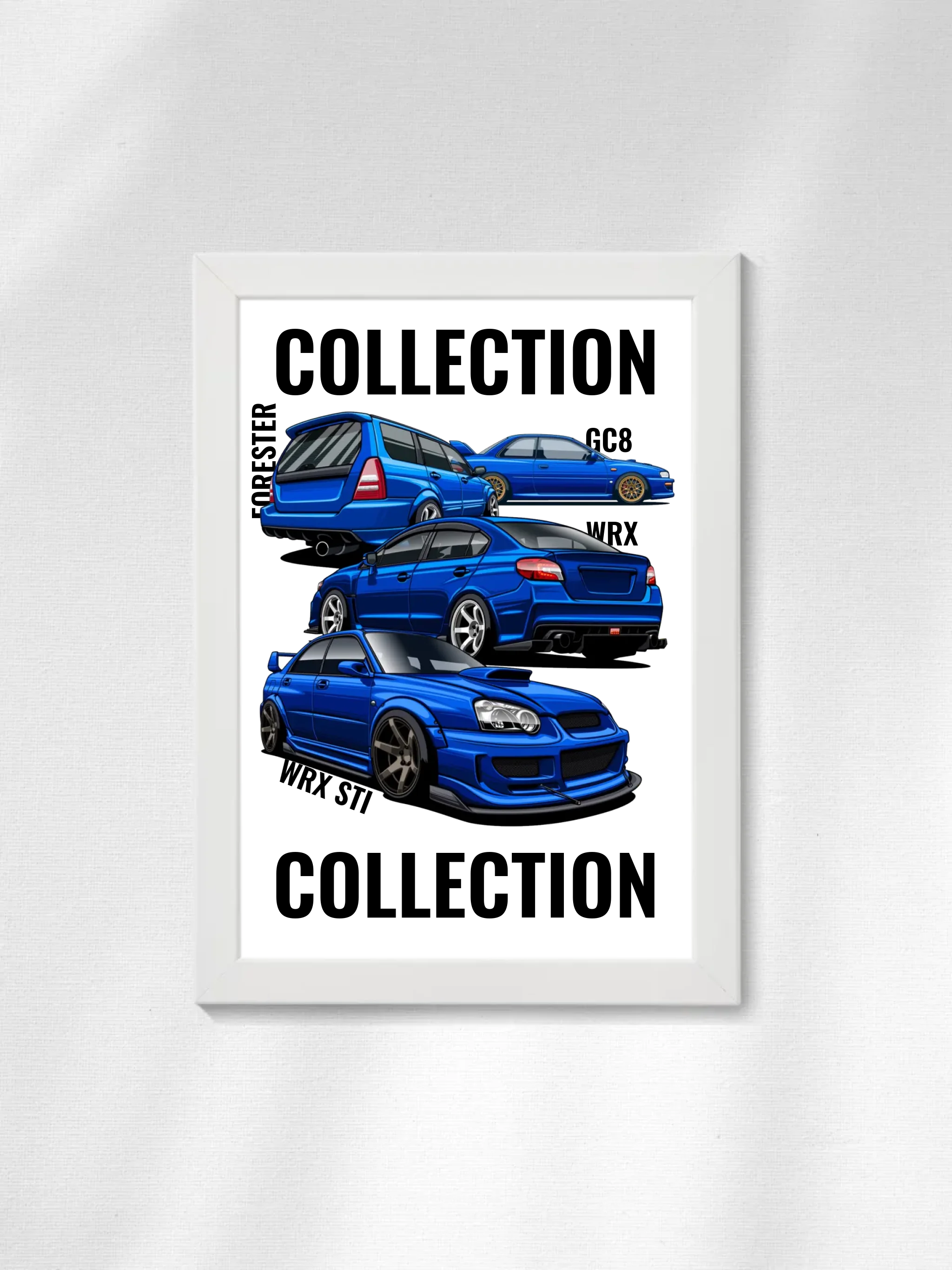 Autó illusztráció - Collection 20. - Falikép