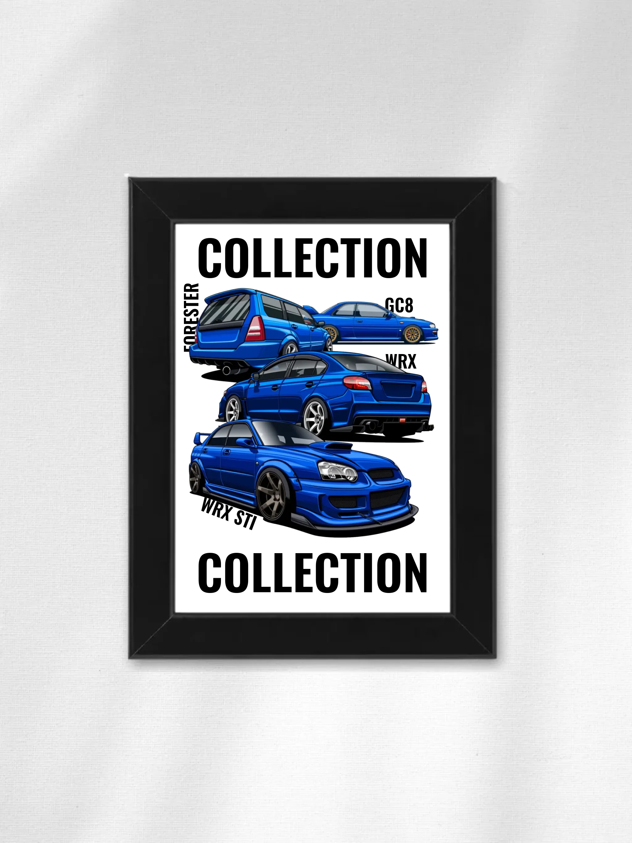 Autó illusztráció - Collection 20. - Falikép