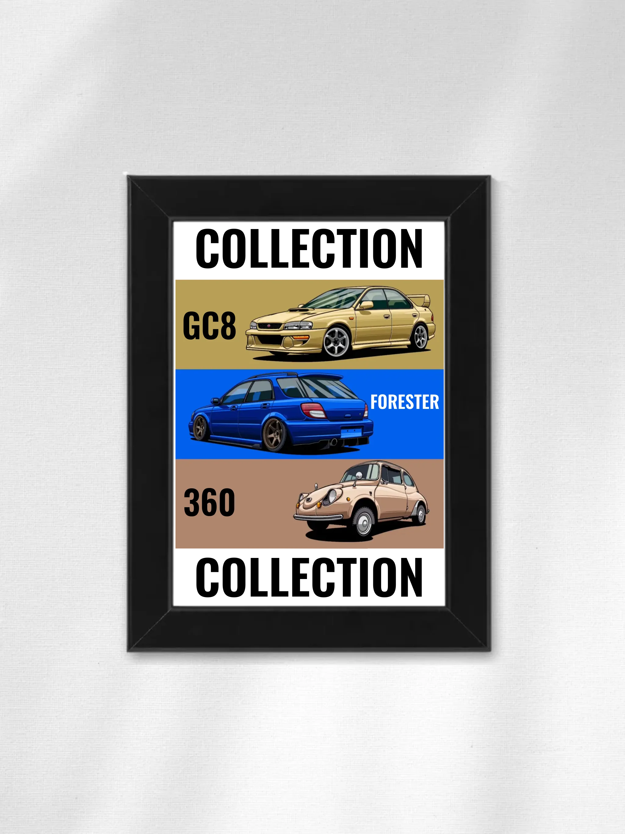 Autó illusztráció - Collection 22. - Falikép