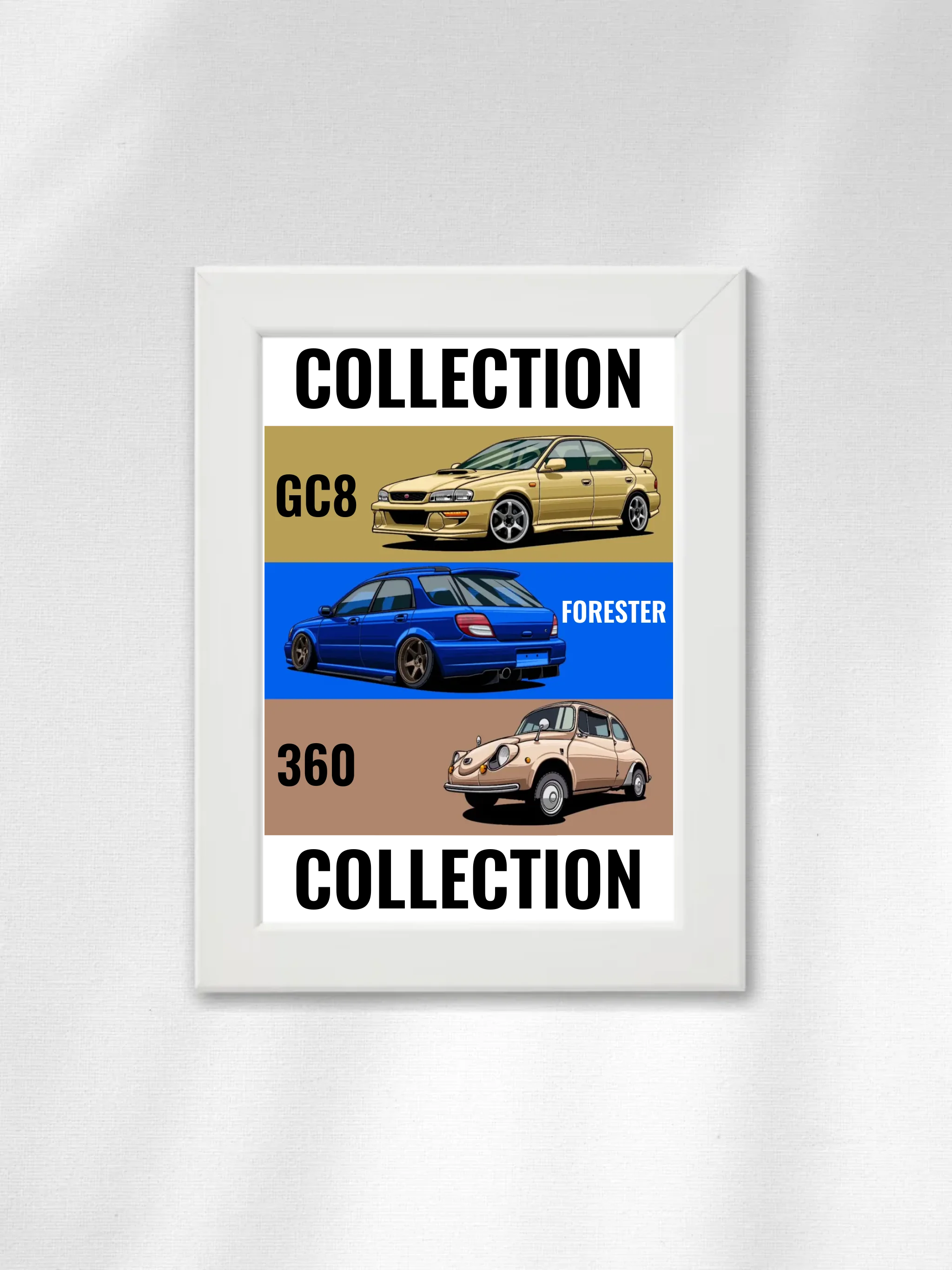 Autó illusztráció - Collection 22. - Falikép