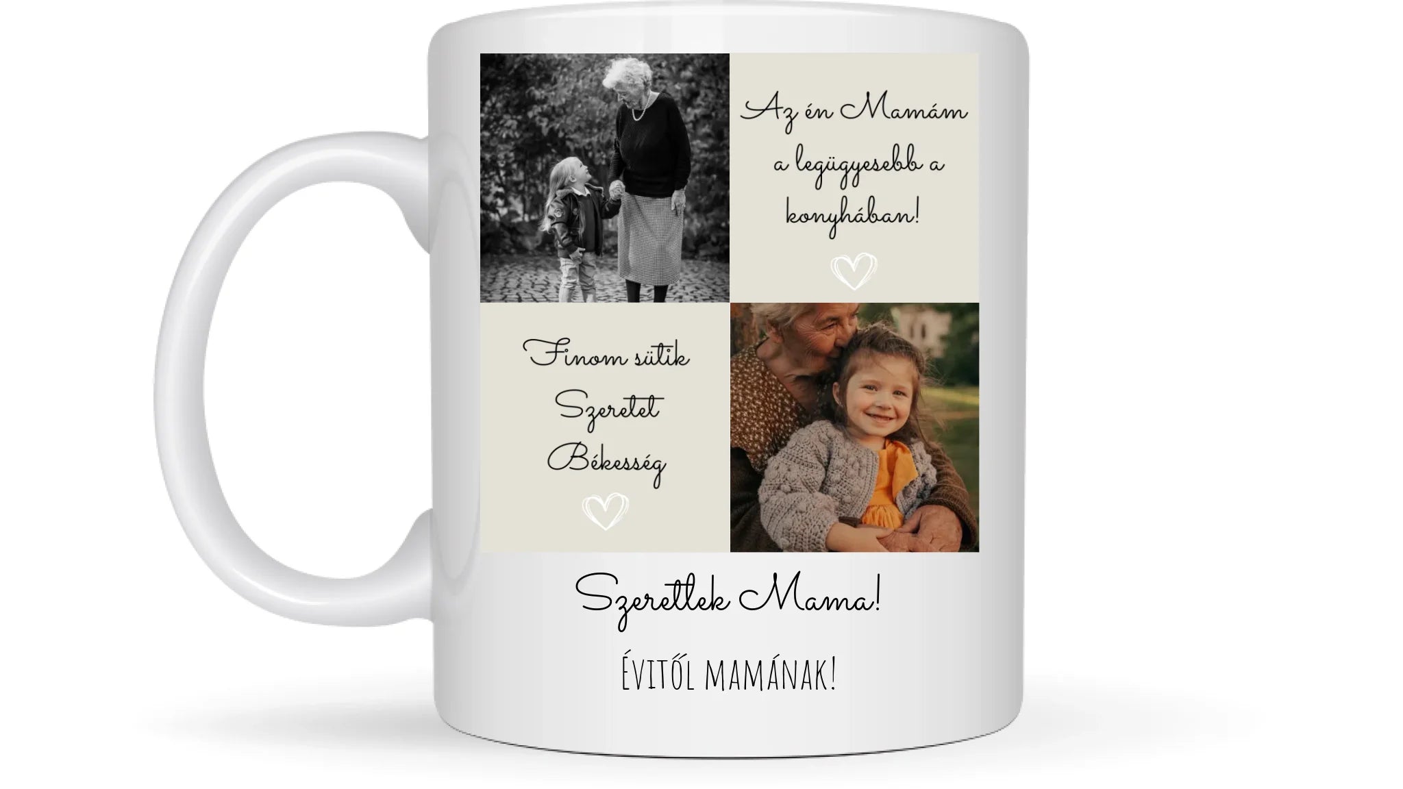 Mama 2. - 2 fénykép - Saját fényképes bögre