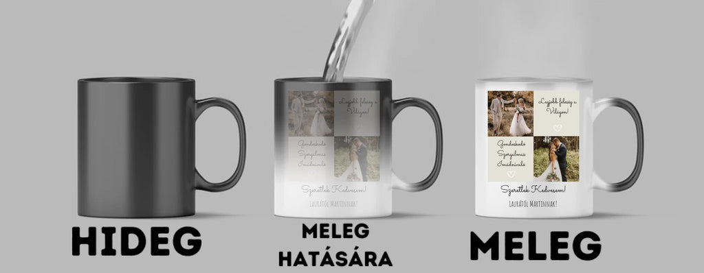 Feleség 1. - 2 fénykép - Saját fényképes bögre