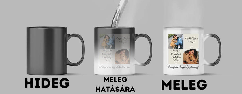 Kutya gazdi 1. - 2 fénykép - Saját fényképes bögre