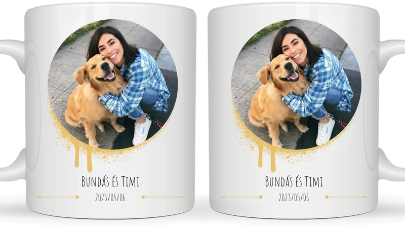 Kutyám a legjobb barátom 1 - 1 fénykép - Saját fényképes bögre