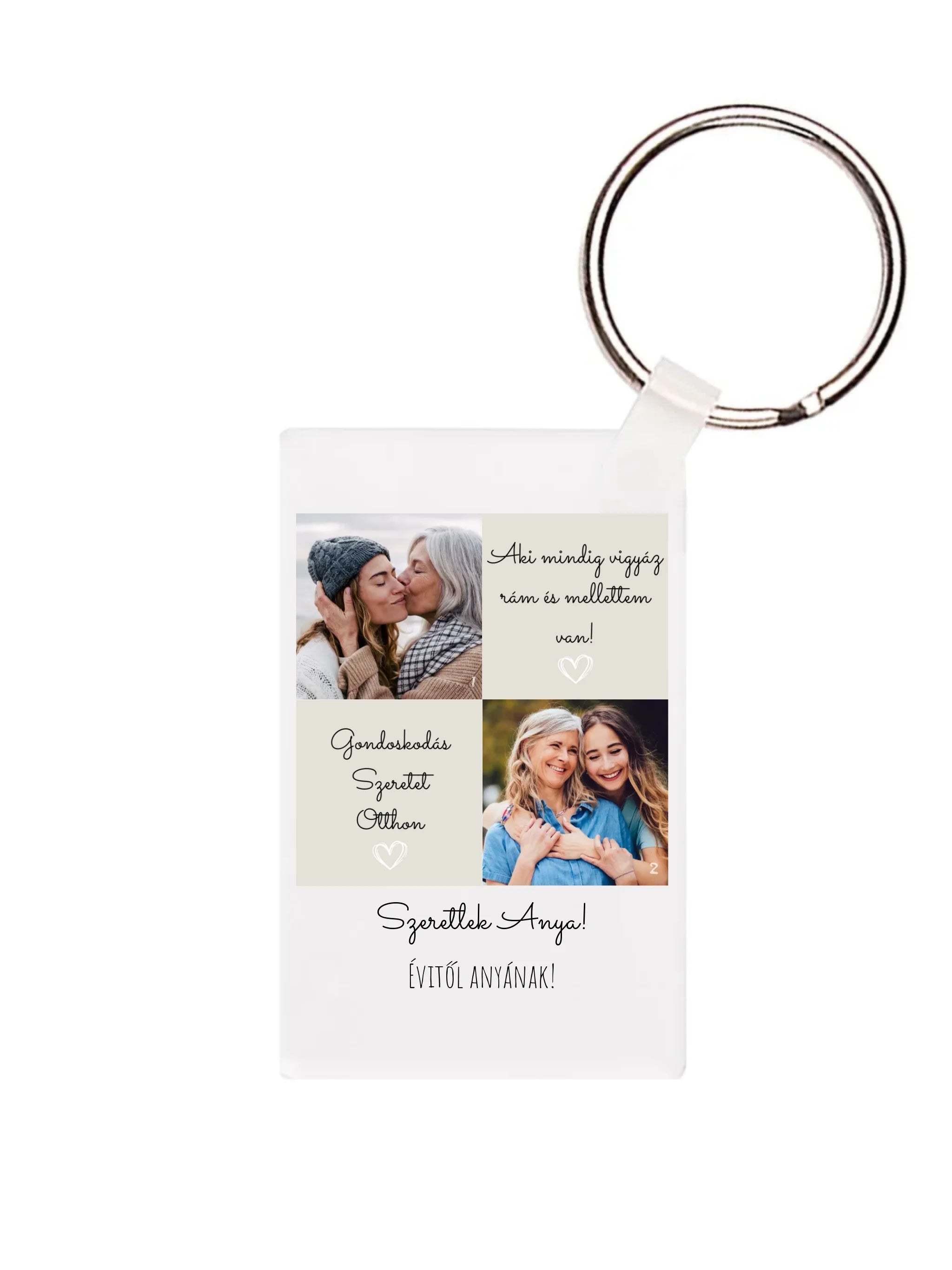 Anya 2. - 2 fénykép - Saját fényképes kulcstartó