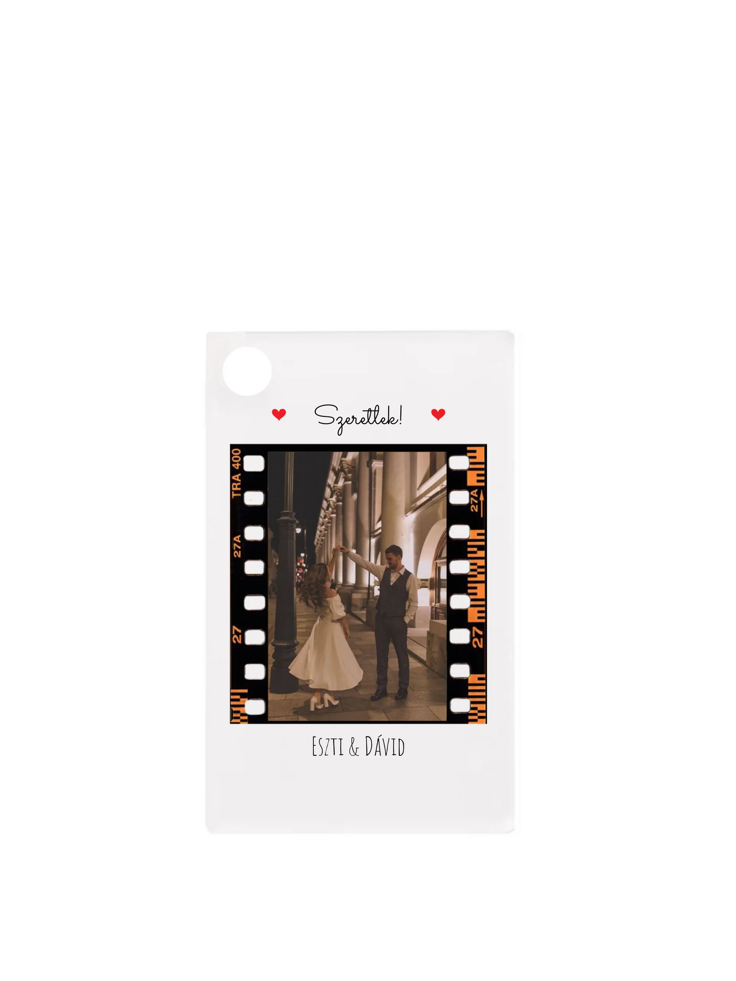 Filmtekercs 1. - 1 fénykép - Saját fényképes kulcstartó