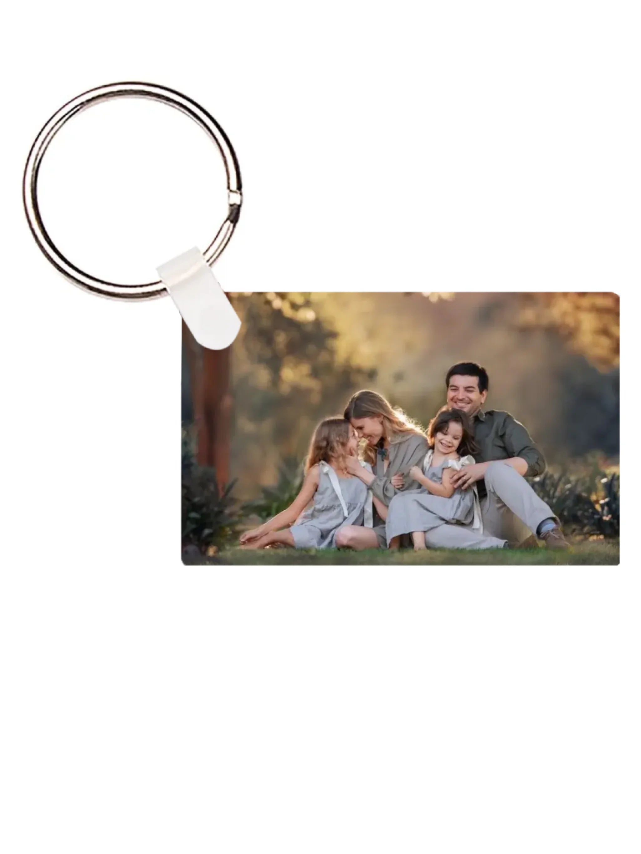 Téglalap alakú kulcstartó eleje