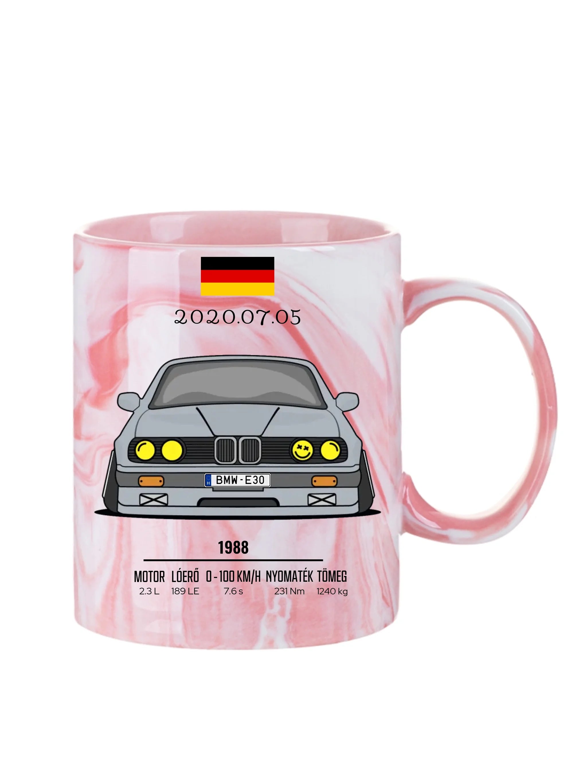E30 - Egyedi személyre szabható bögre