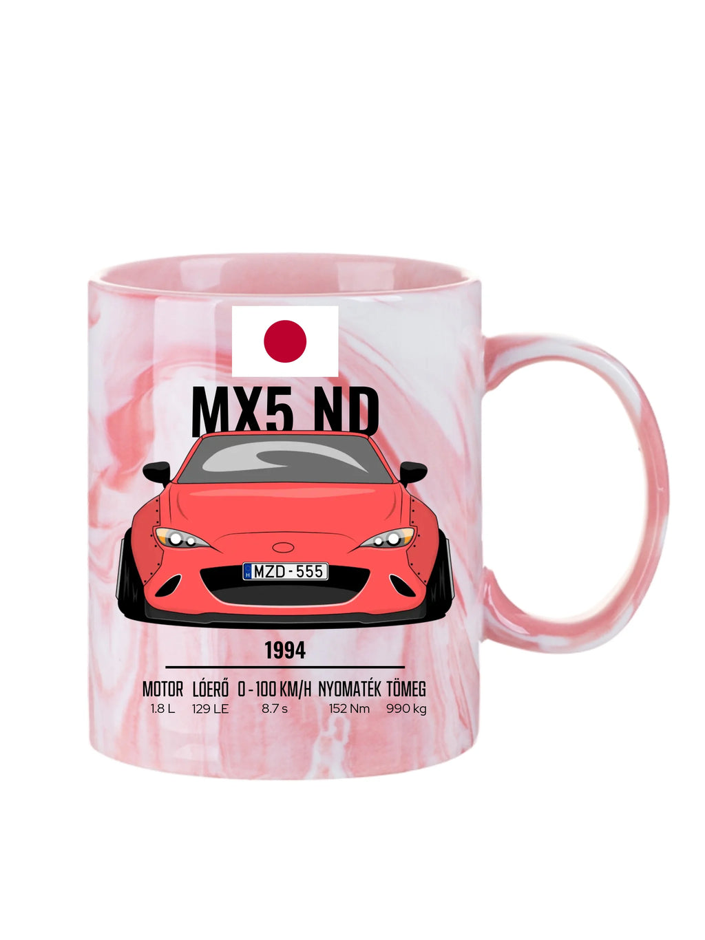 Mazda MX5 Miata ND - Egyedi személyre szabható bögre