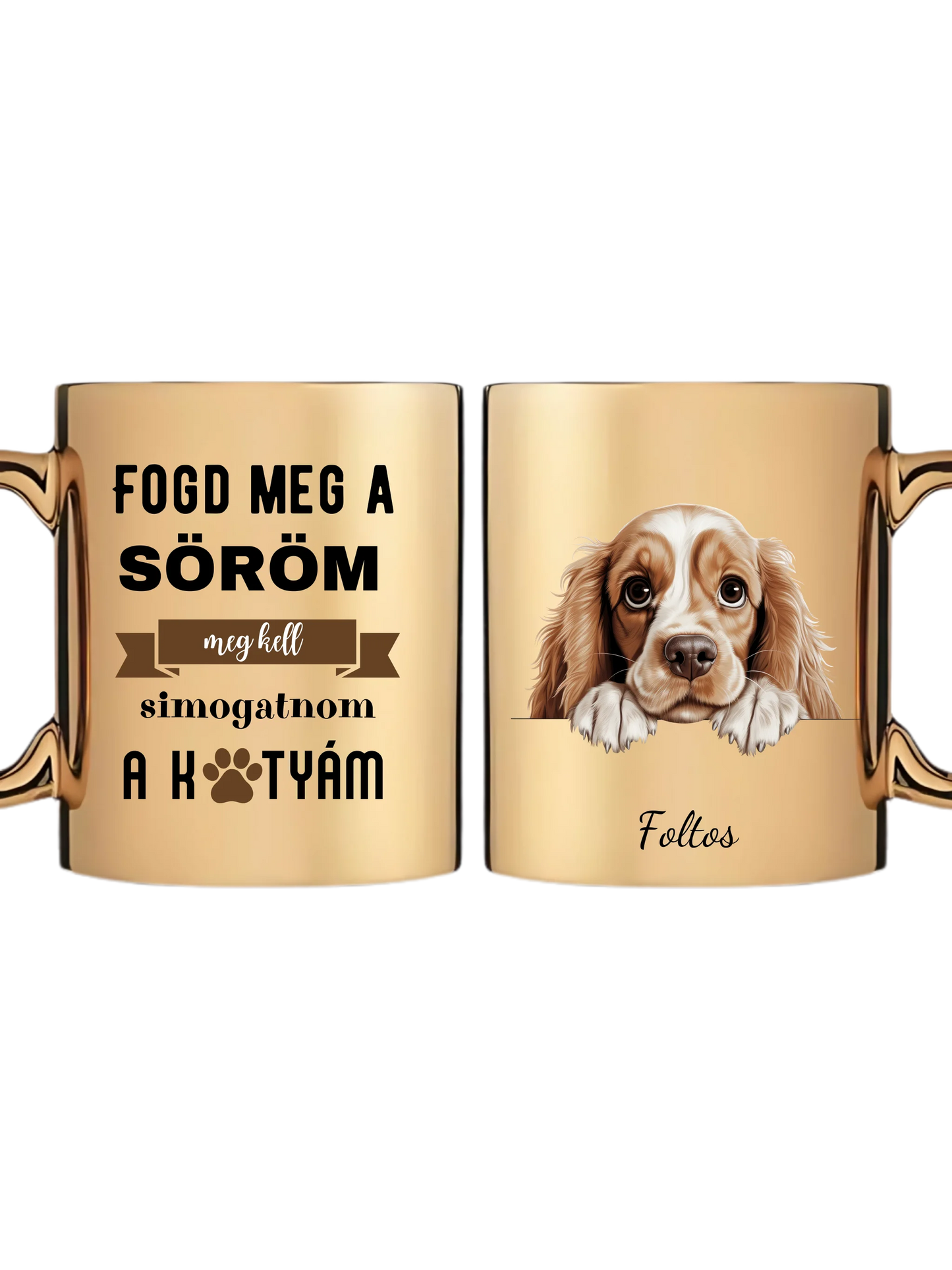 Arany metál bögre