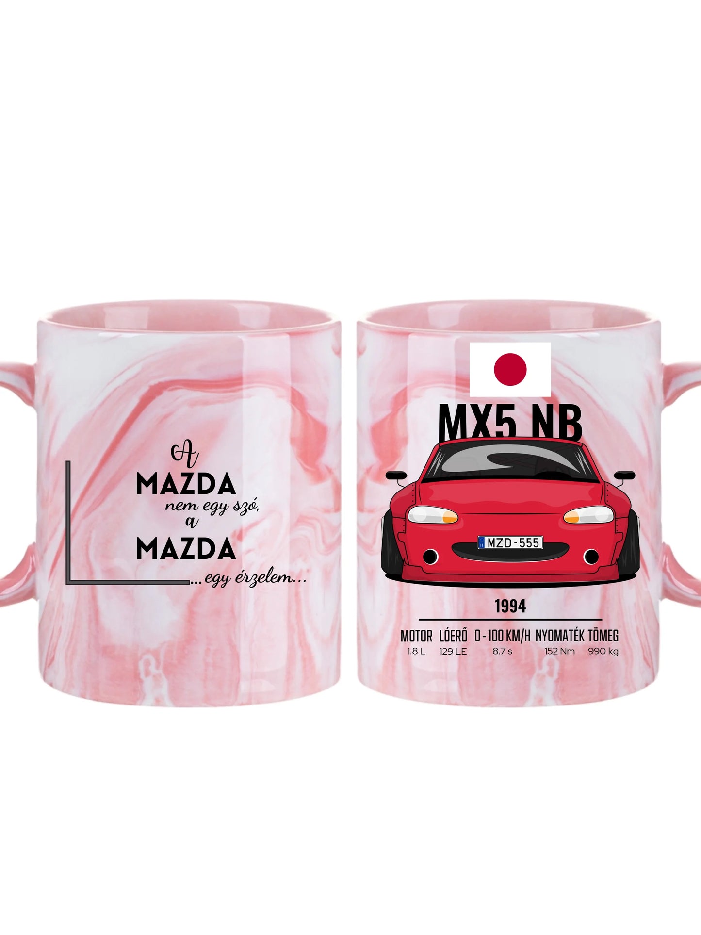 MX5 Miata NB - Egyedi személyre szabható bögre