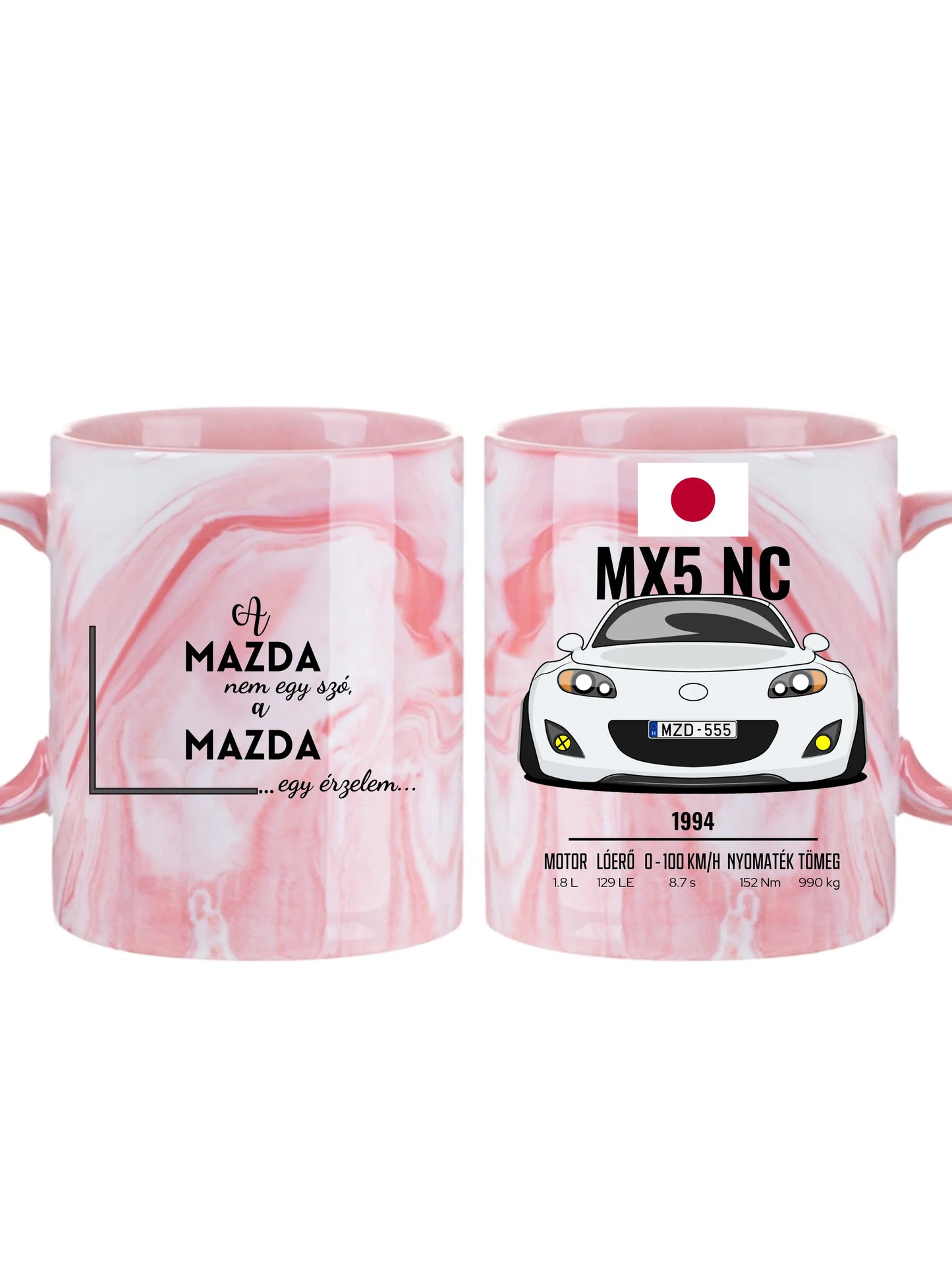 MX5 Miata NC - Egyedi személyre szabható bögre