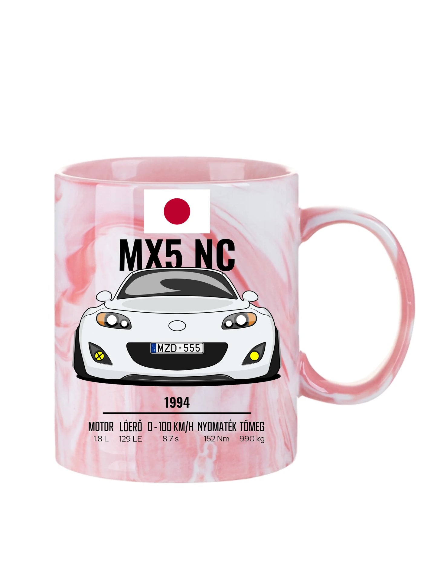 MX5 Miata NC - Egyedi személyre szabható bögre