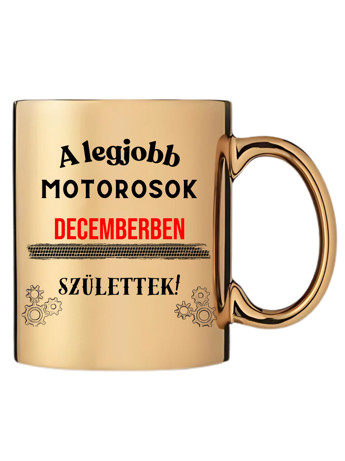 Arany metál bögre jobb oldal