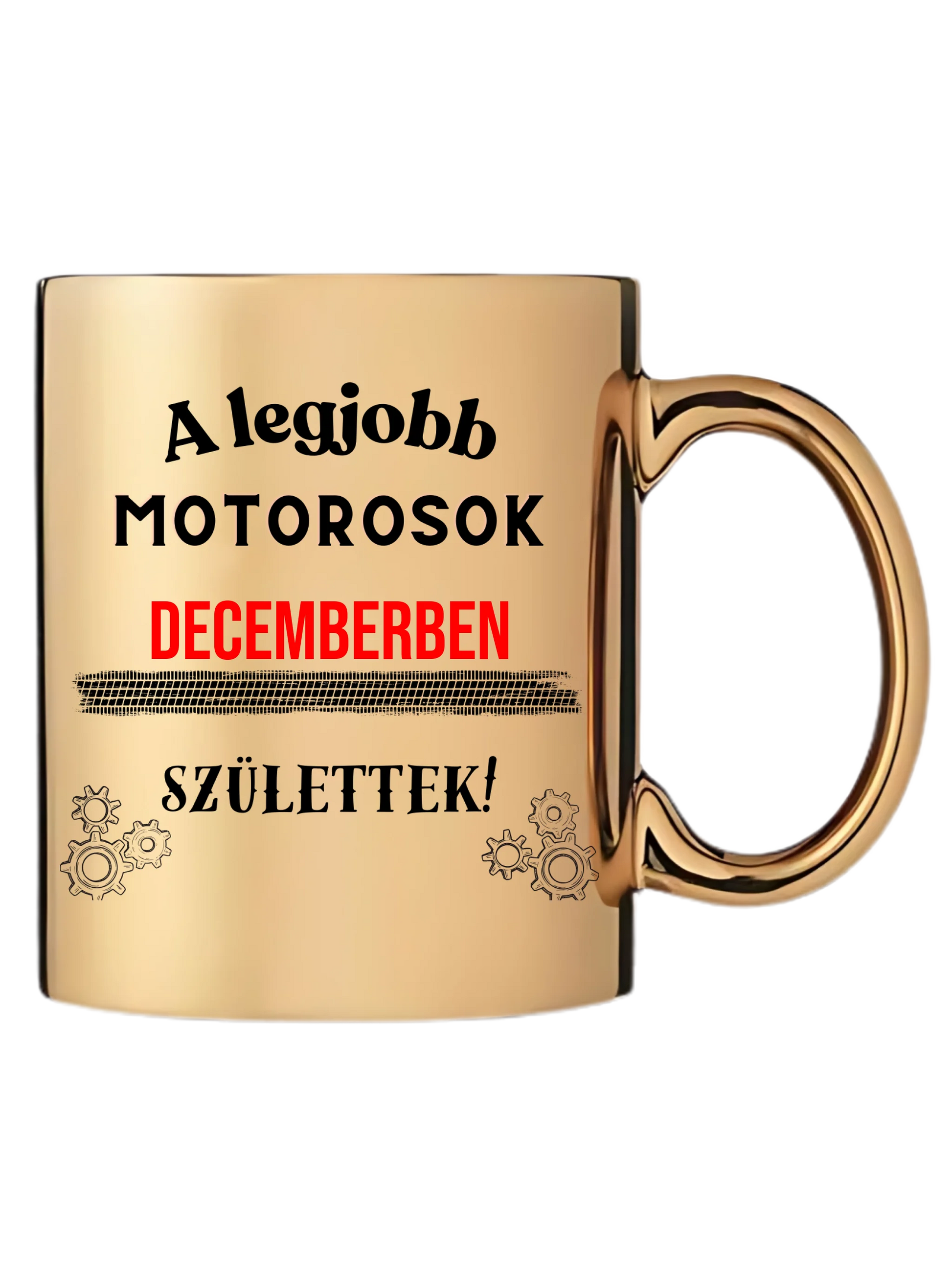 Arany metál bögre jobb oldal