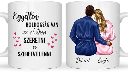 Hangulatos valentin nap otthon - Egyedi személyre szabható bögre