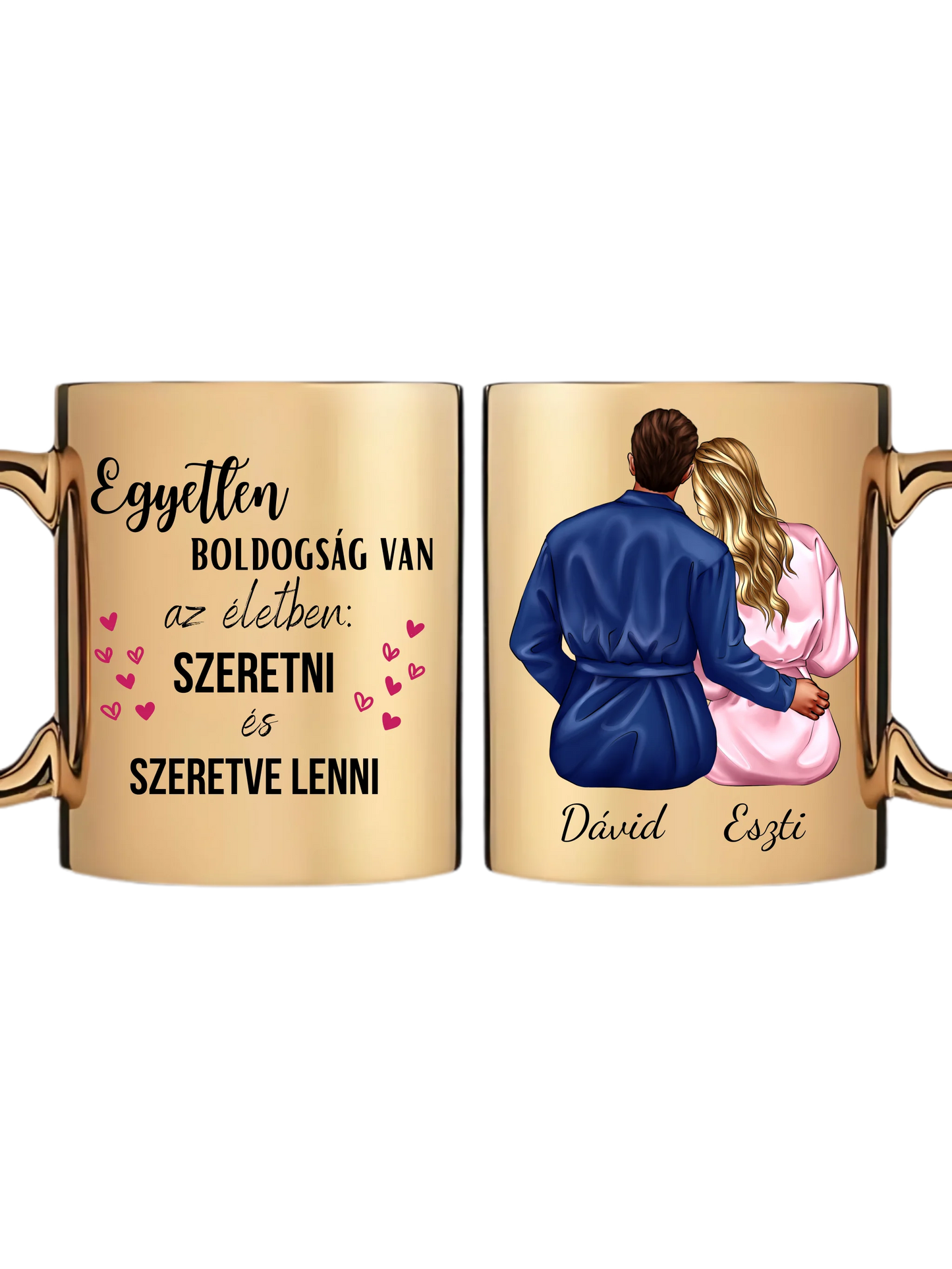 Arany metál bögre