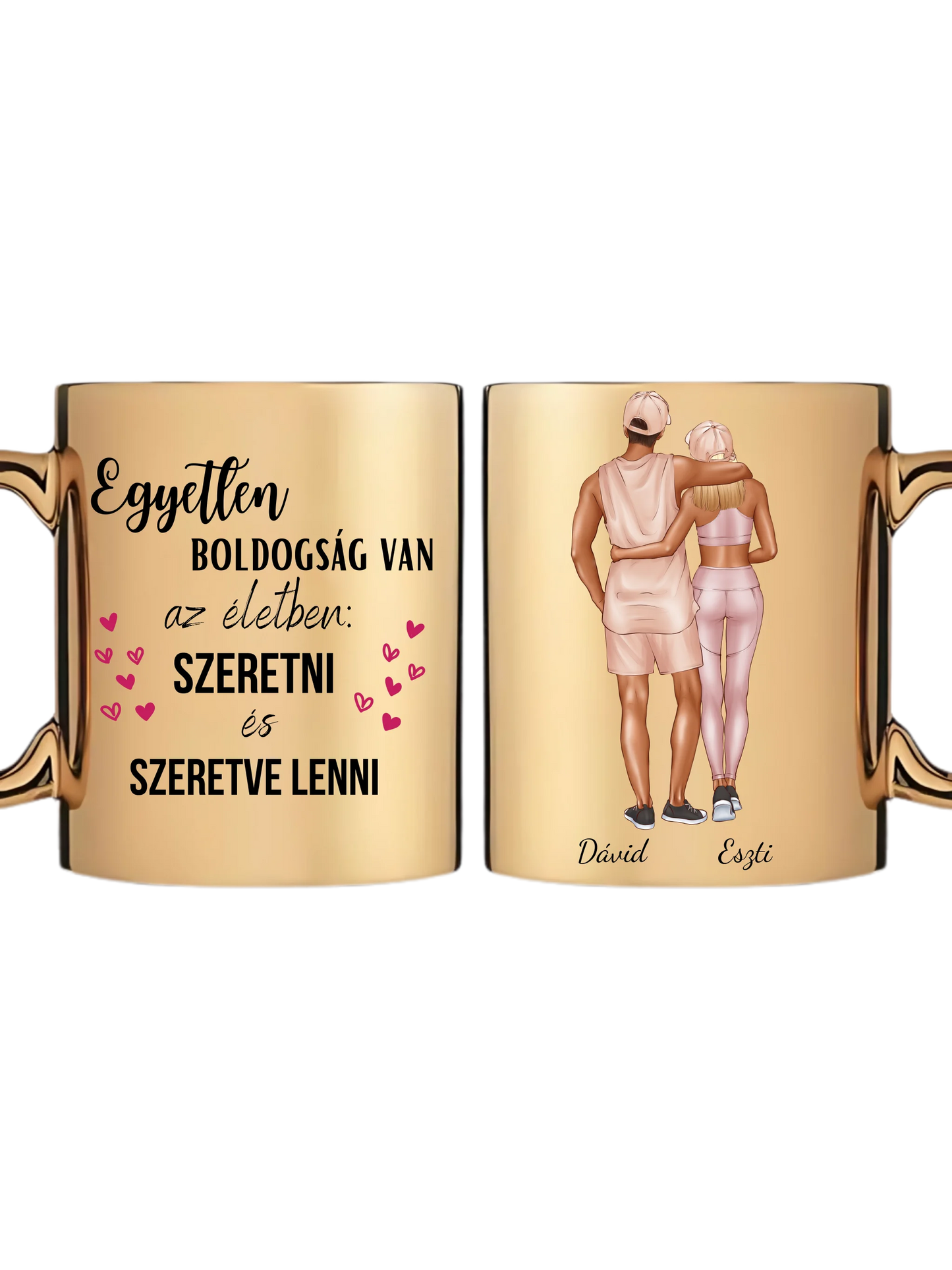 Arany metál bögre