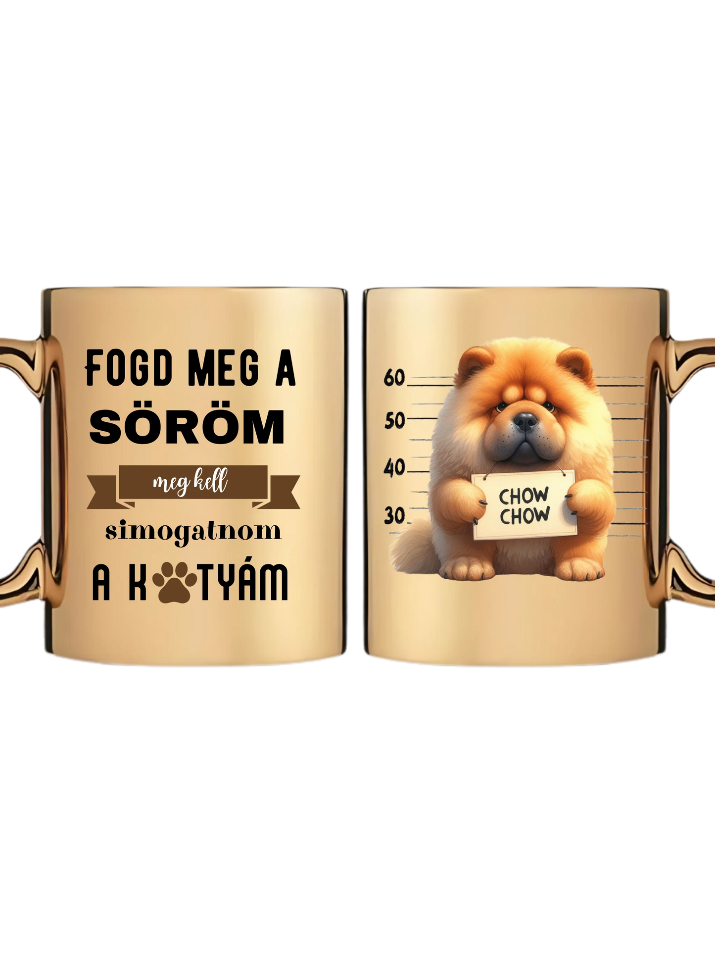 Arany metál bögre