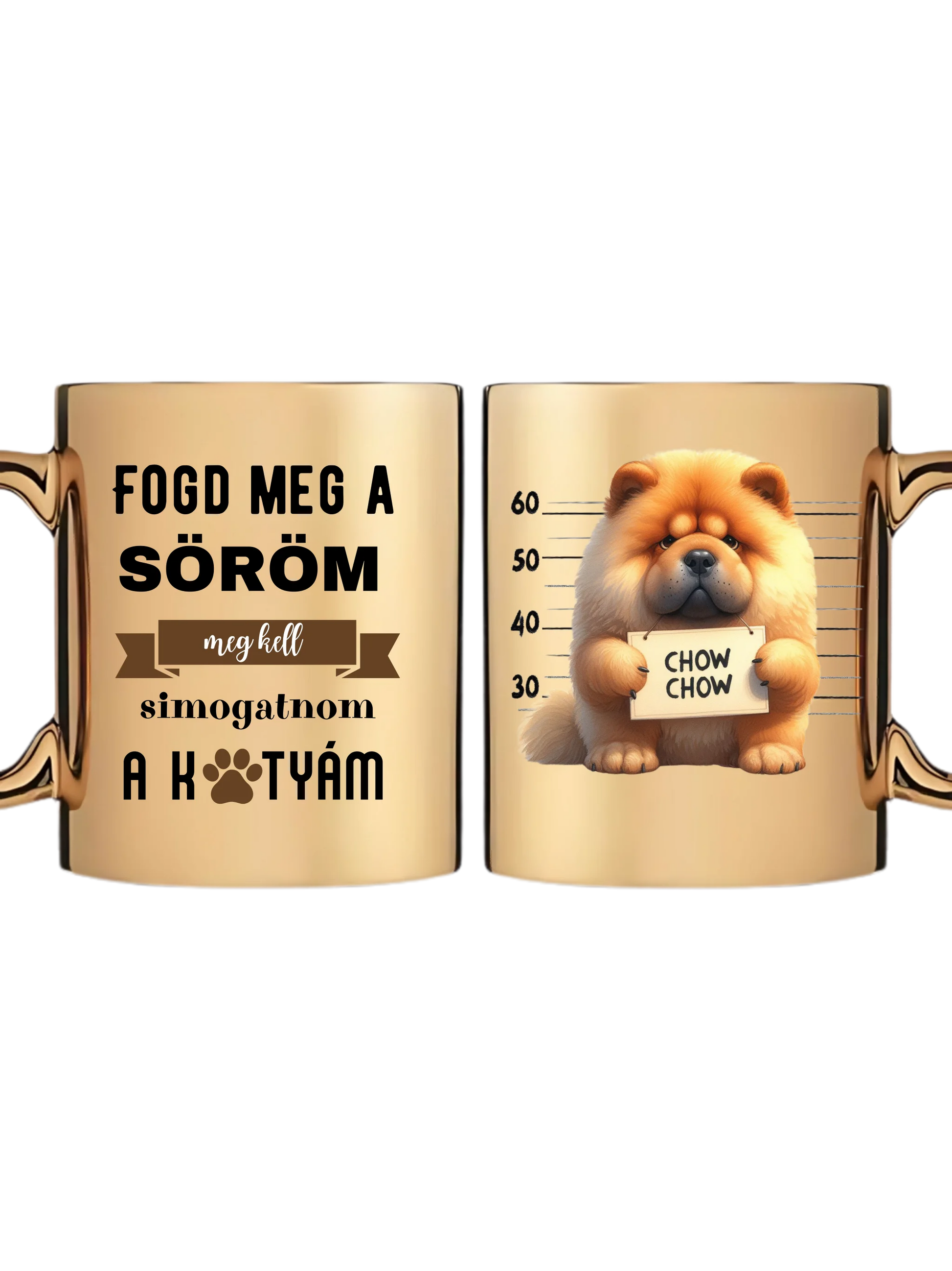 Arany metál bögre