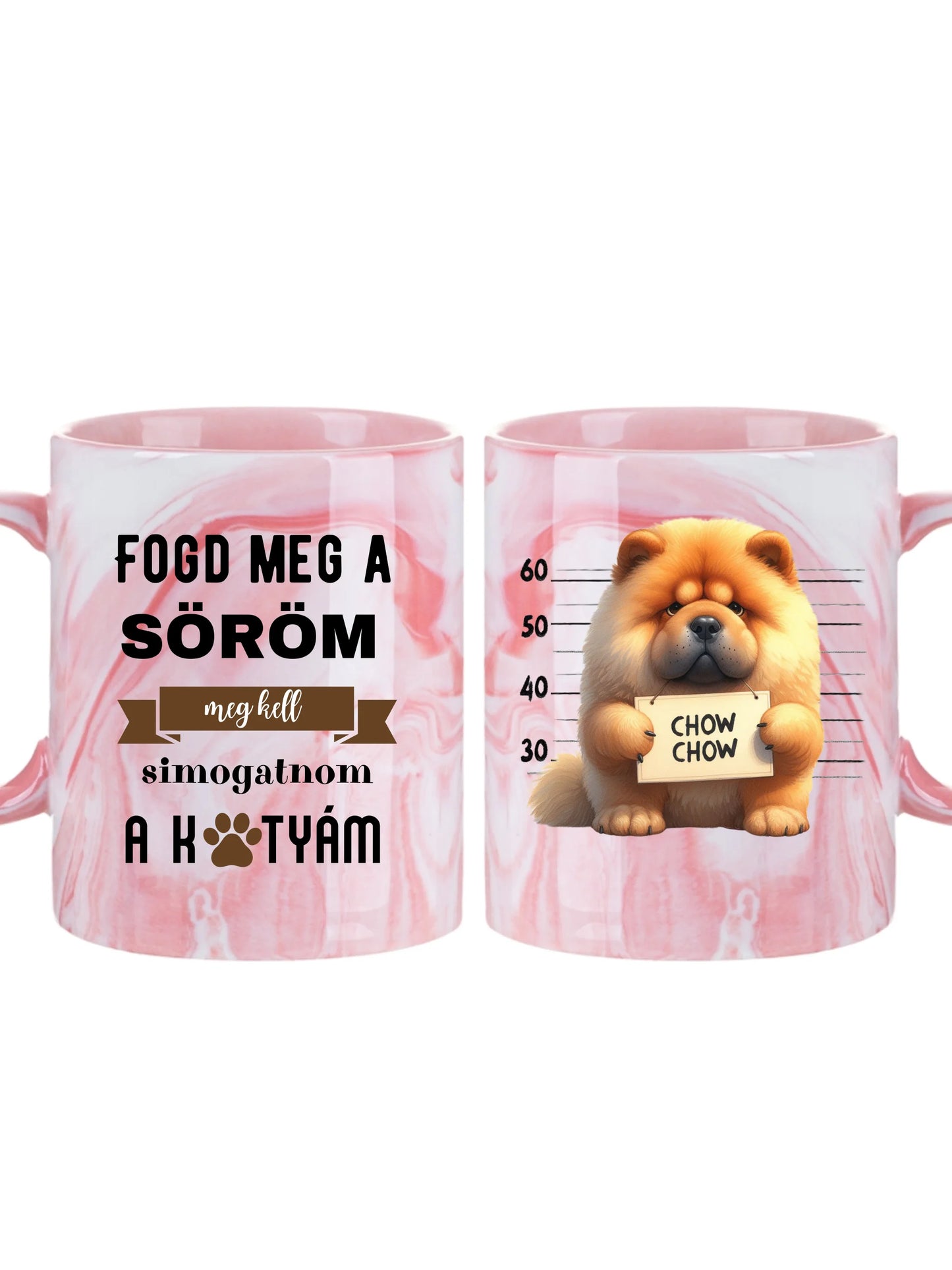 Letartóztatott kutyák - Egyedi személyre szabható bögre